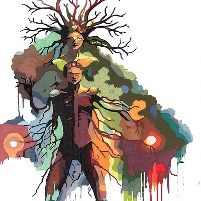 Symbiotic Ballet: A Portrait of My Inner World #1