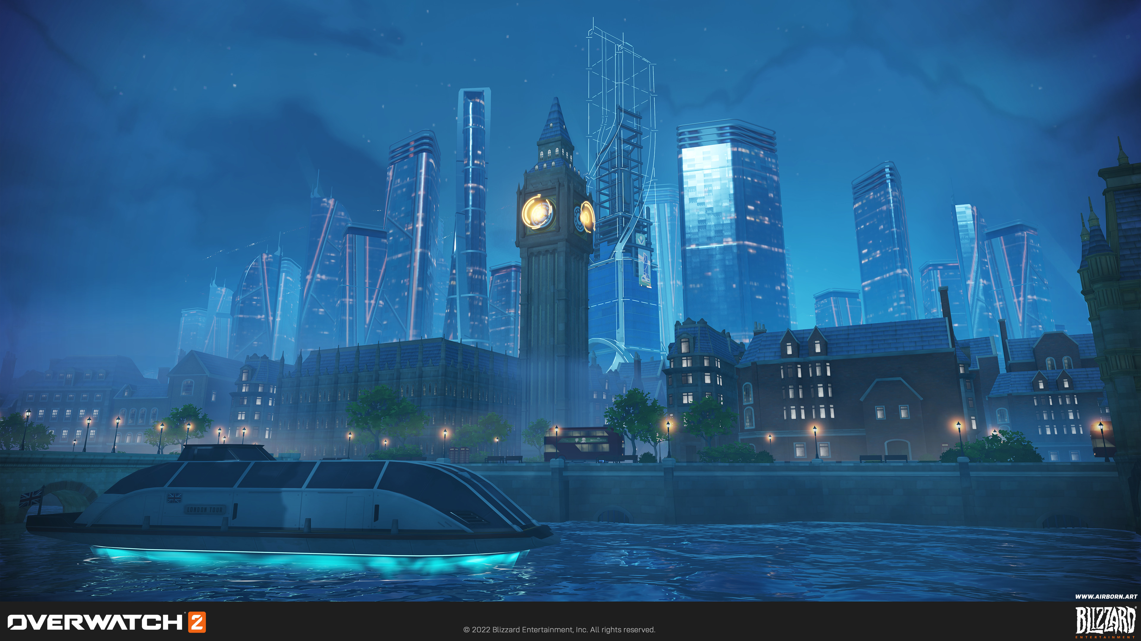 Had the opportunity to do a first pass on the vista, creating a backdrop version of the iconic tower and placing modern buildings around and VFX. Axel Daboineau then brought it up to life and completion.