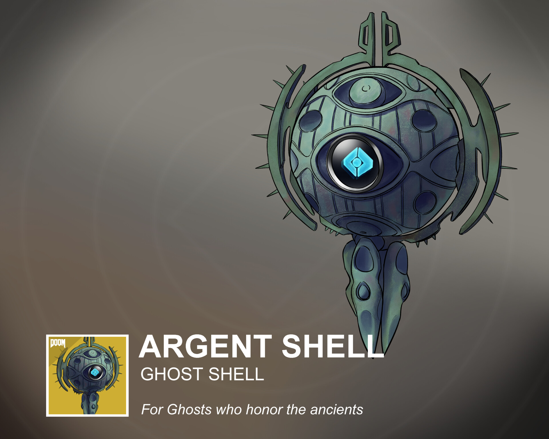 ArtStation - Destiny x Doom: Argent Shell