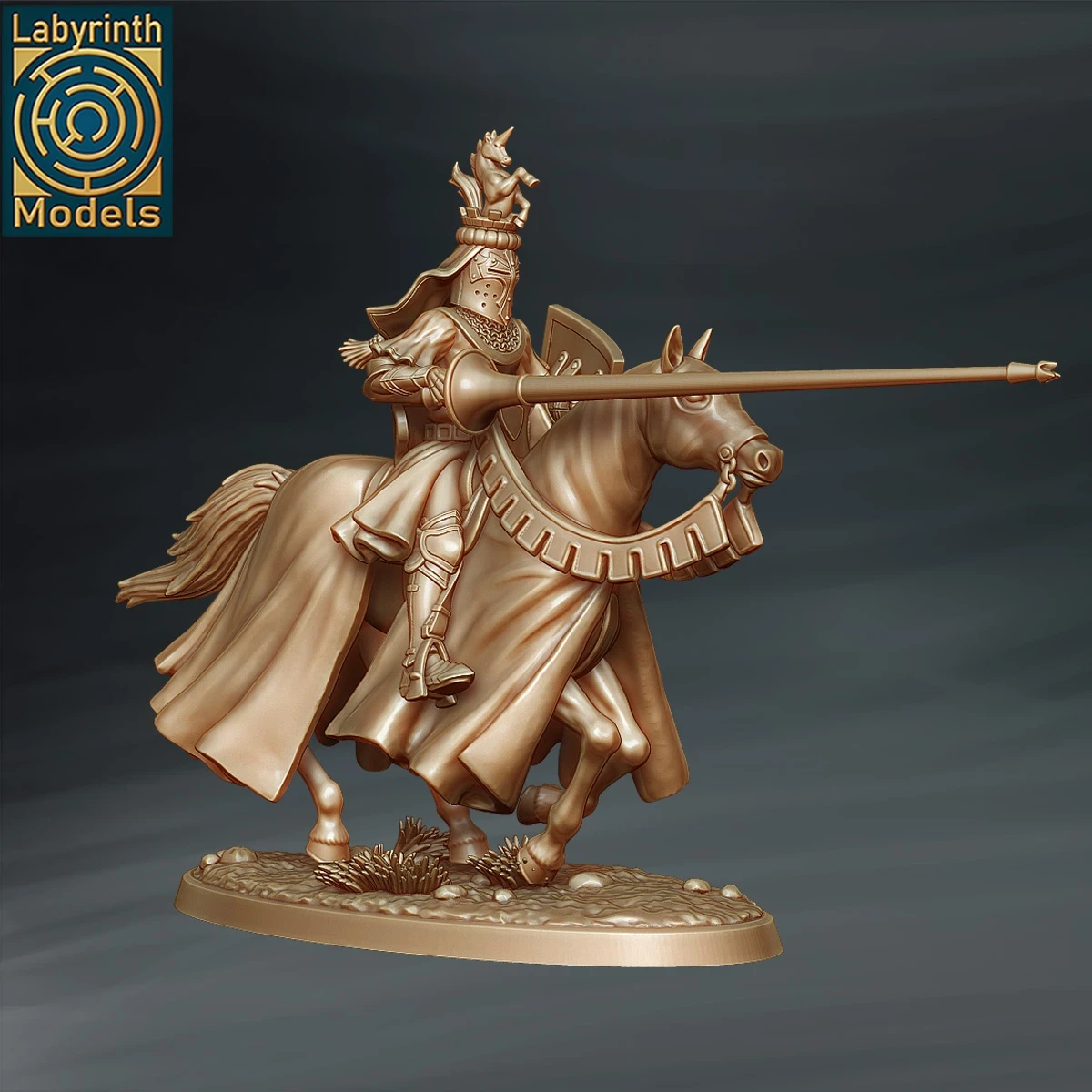 Mounted Knight with Lance