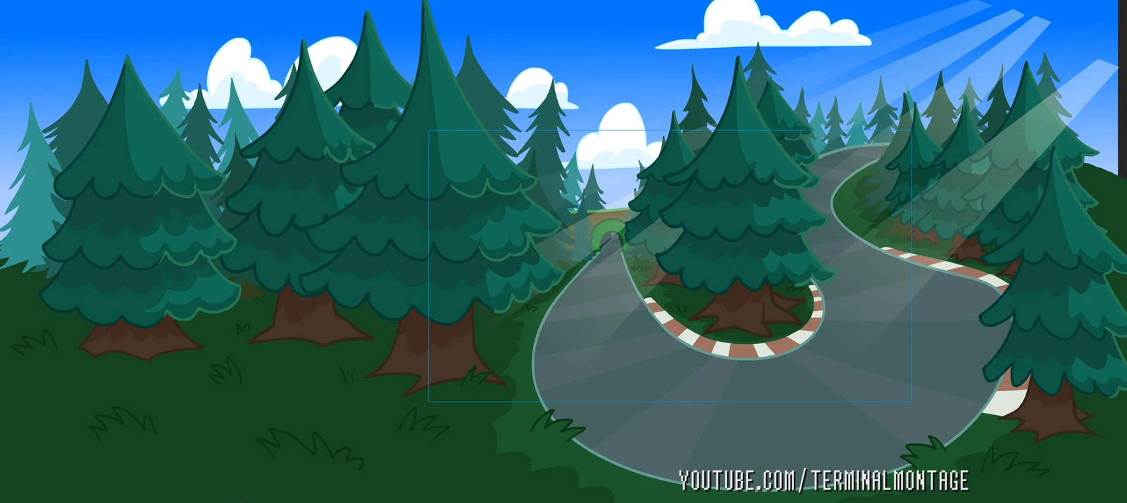 My rendered version of the shot.