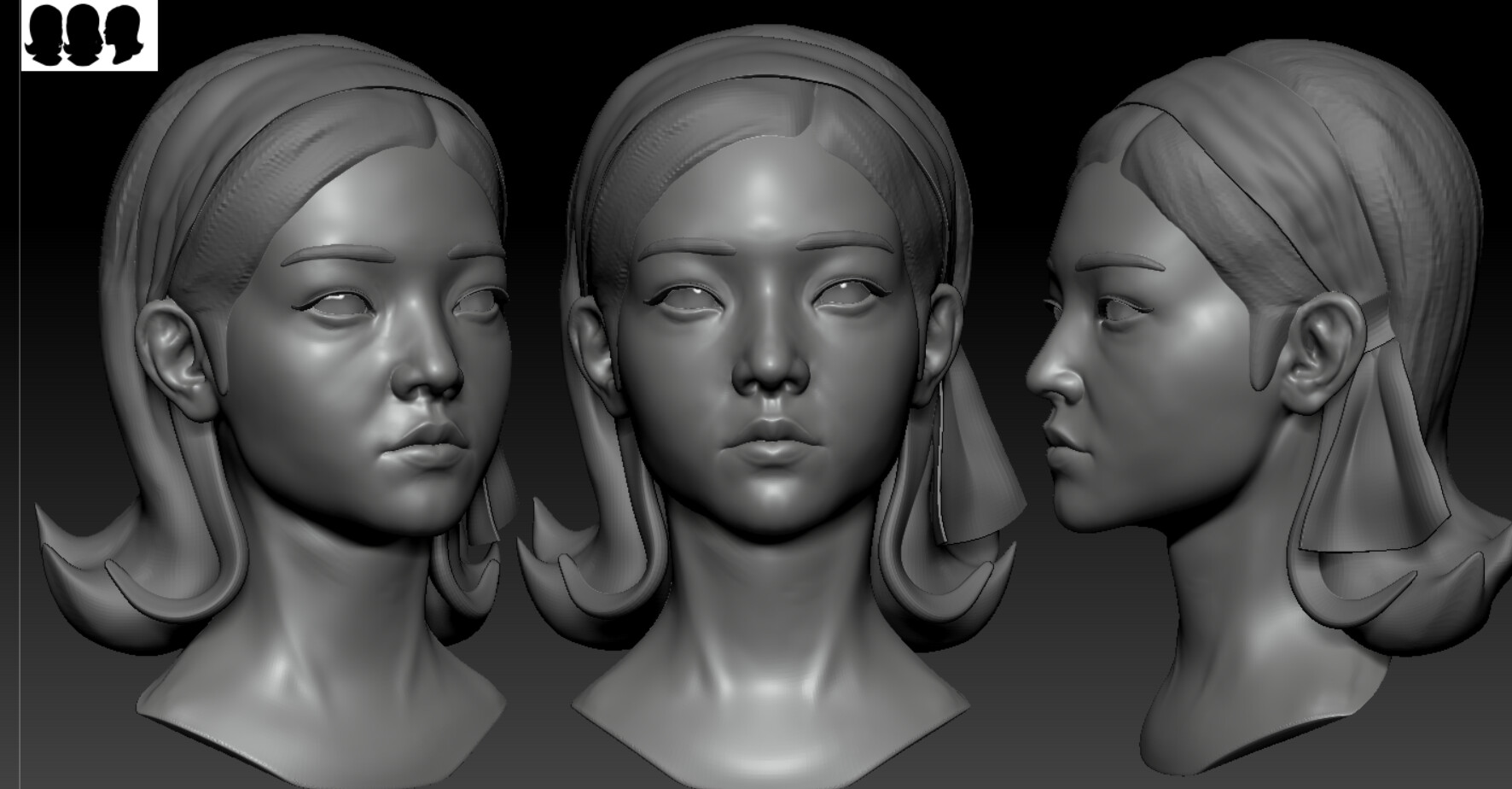 ArtStation - Head Practice
