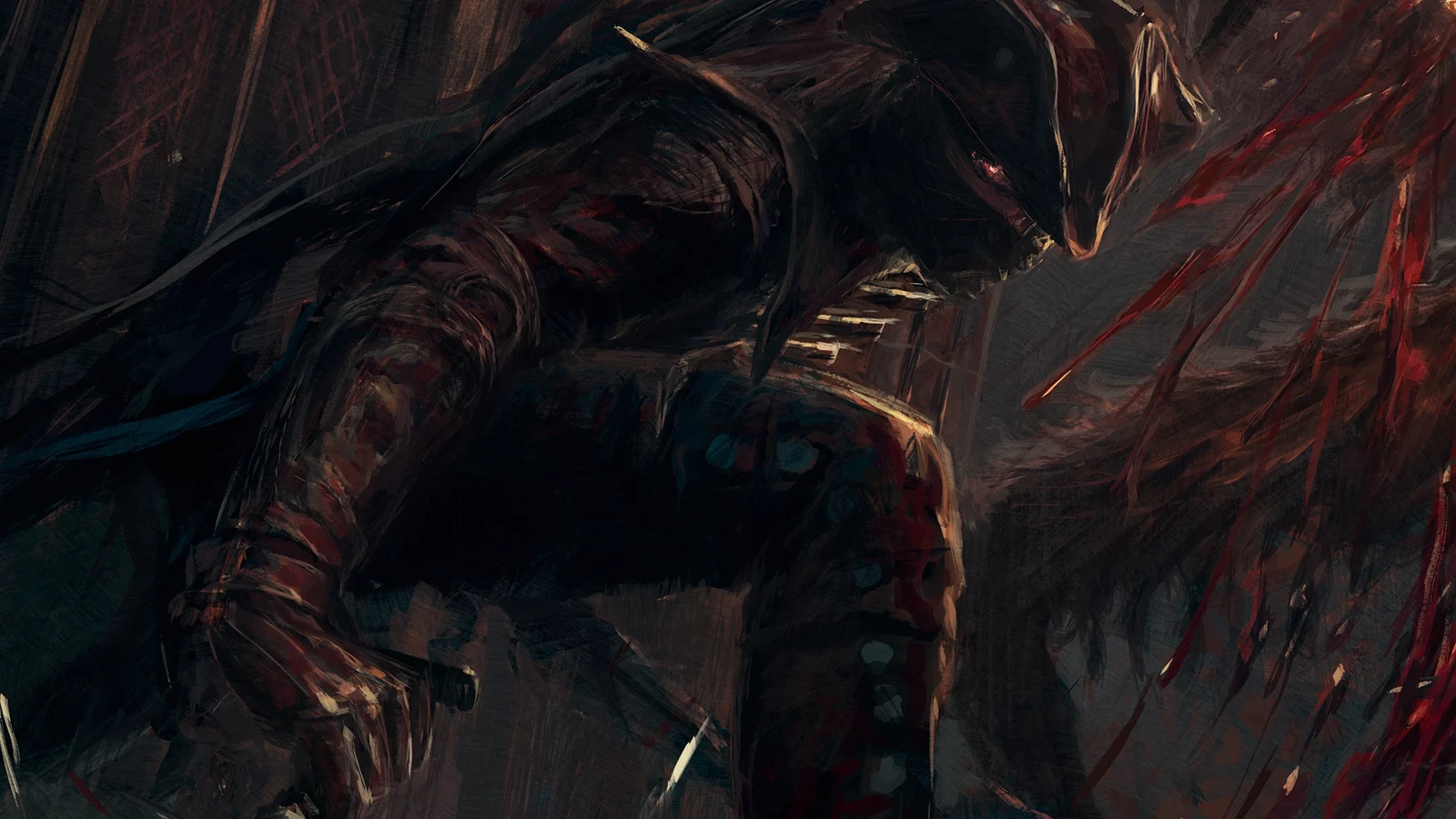 Closeup of the hunter