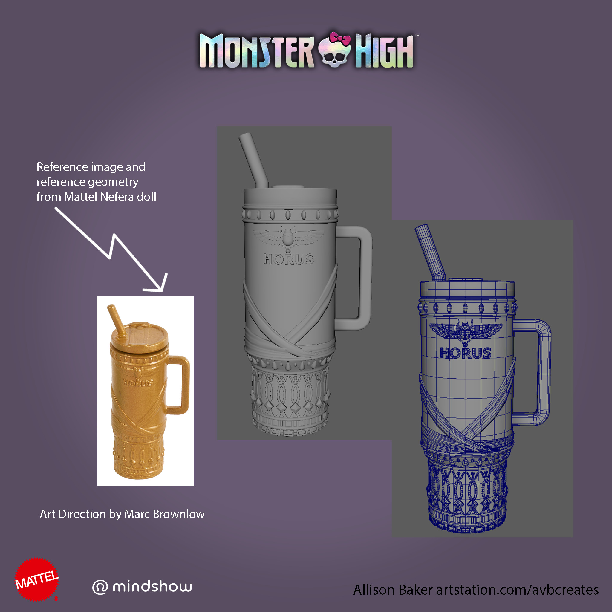 Wireframe and reference image