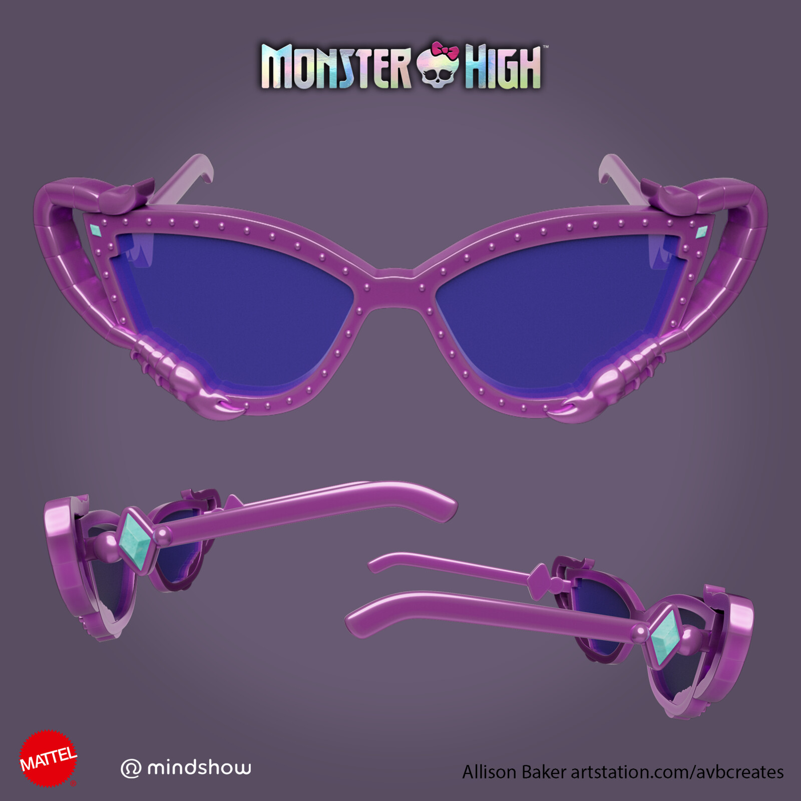 Nefara's Sunglasses for "Monster High" | Mindshow for Mattel