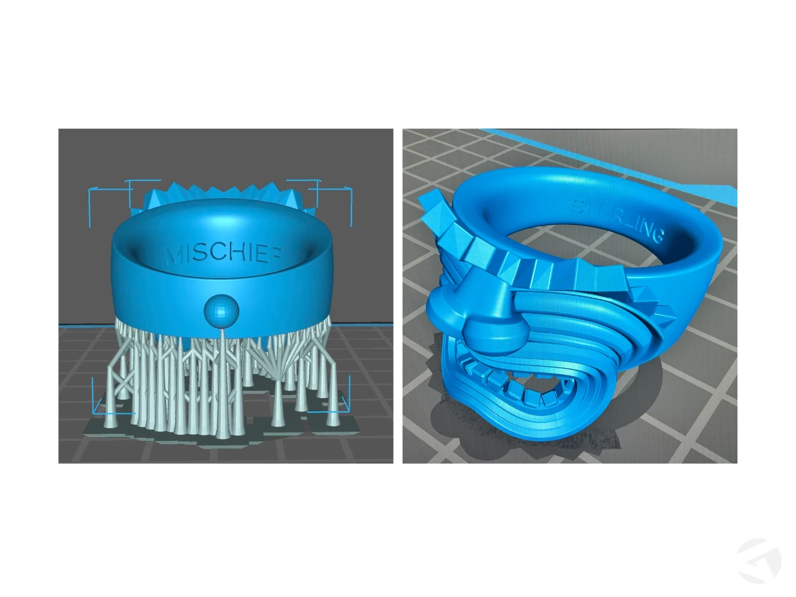 Sliced model in Chitubox.
