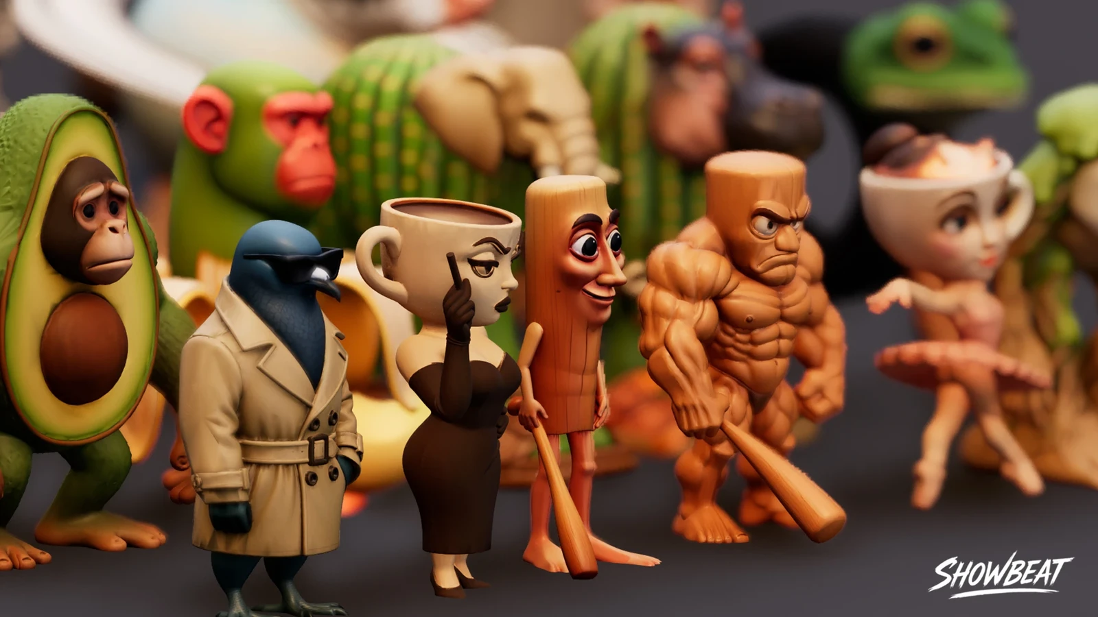 Character Close-up View