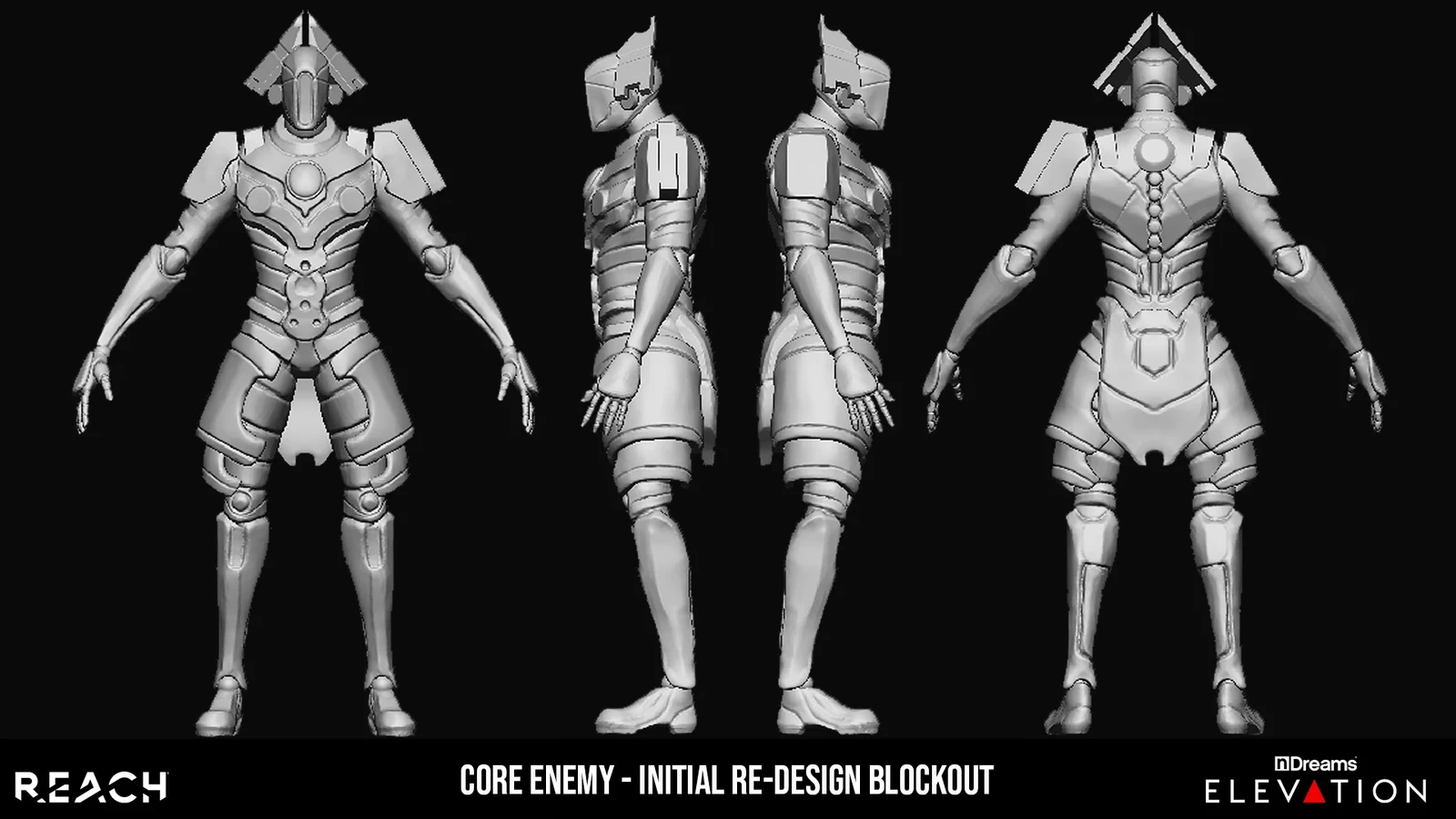 New design blockout for the Core Enemy
