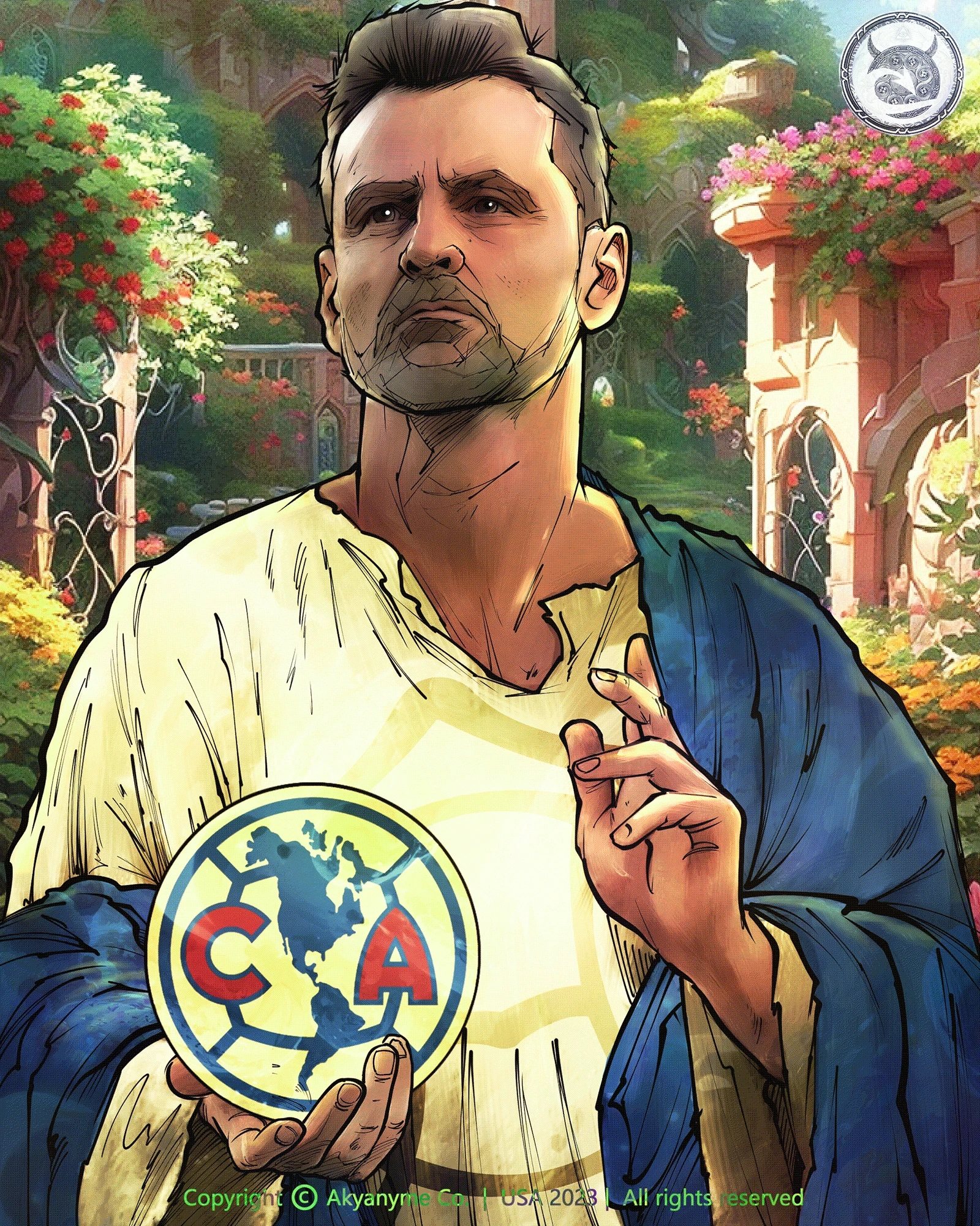 Diego Cocca holy illustration