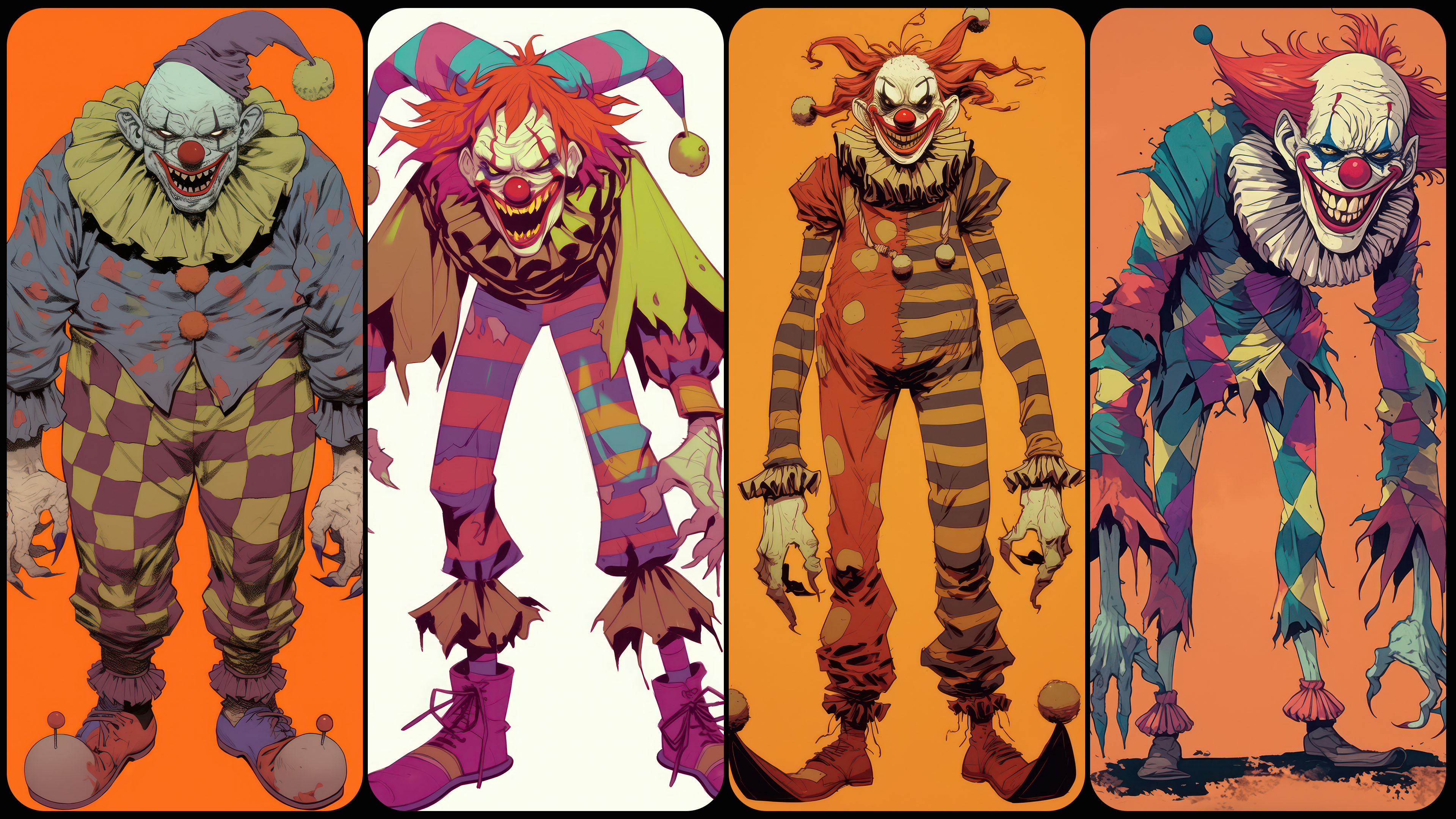 240 Creepy Clown - Cartoon Character Reference Image Pack v.355 |4K|
https://www.artstation.com/a/50826881