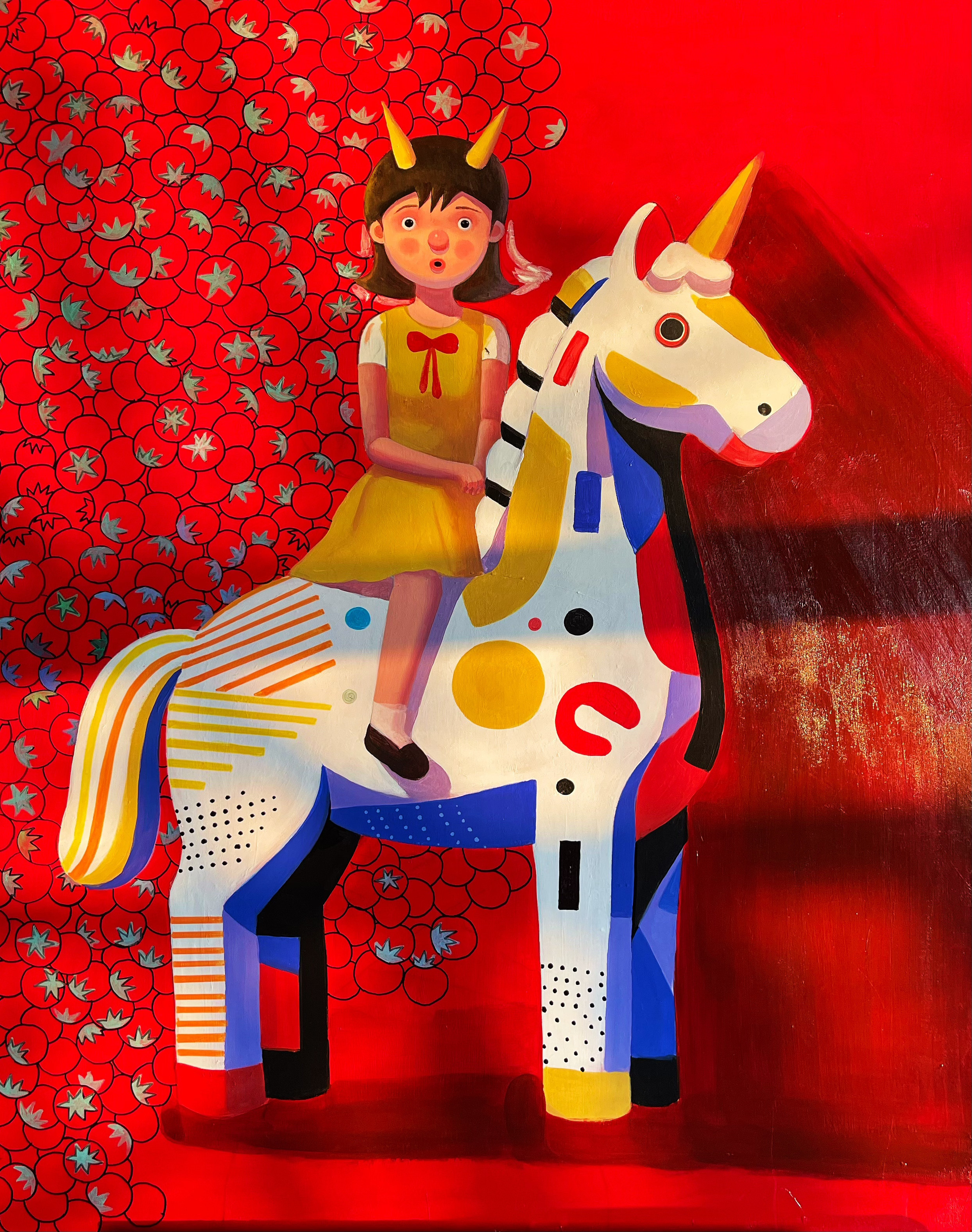 《Study in Gravity》The ArtiMoon Girl at a London Riding School