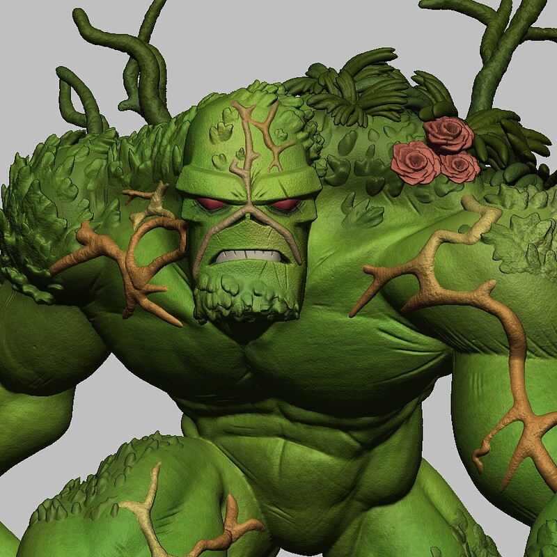 Swamp Thing  (based on Juan Gedeon's Art)