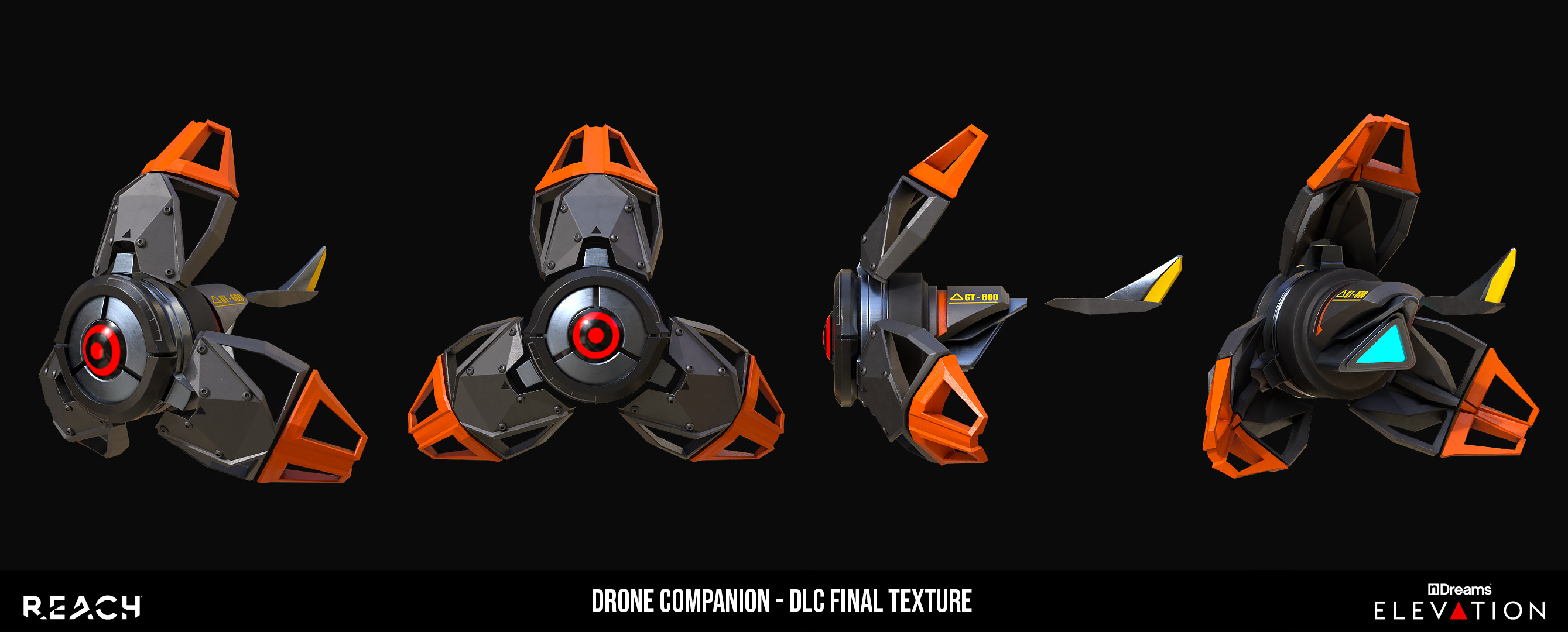 DLC Drone Companion final texture and model design
