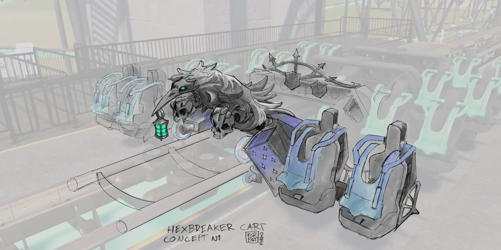 Wing coaster cart design
