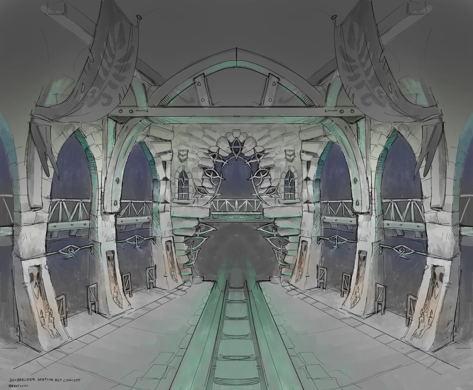 Boarding station