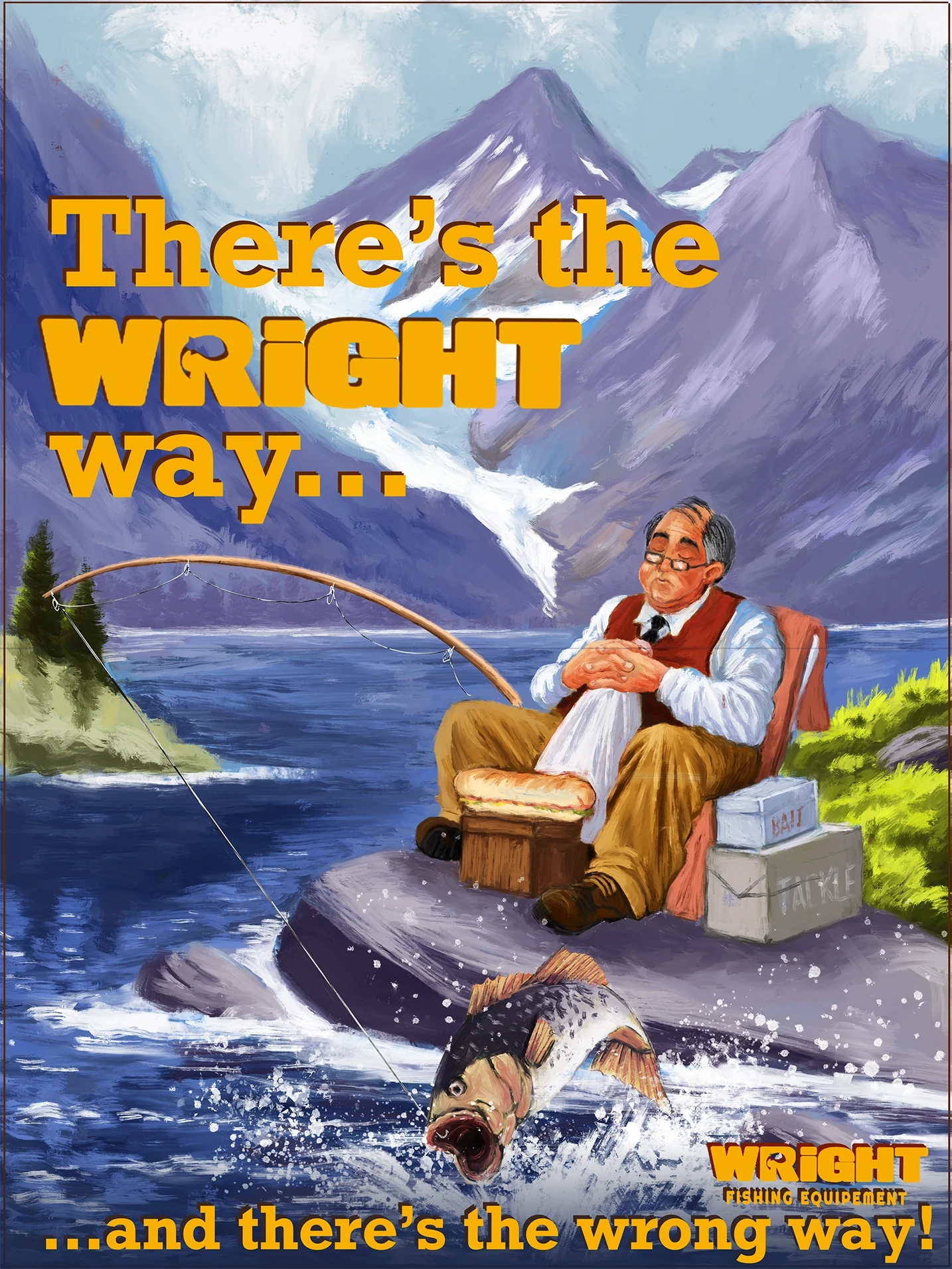 The second "Wright" poster