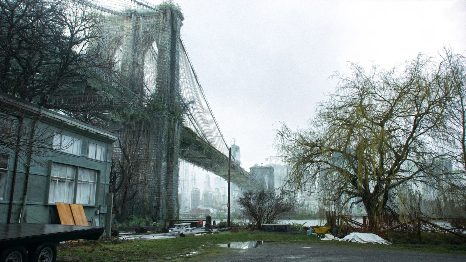 Brooklyn bridge concept art