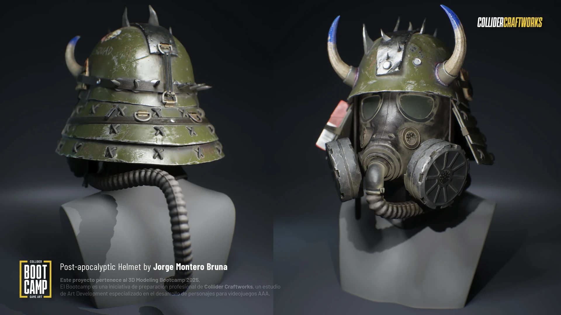 Post-Apocalyptic Helmet - Collider Bootcamp 2025