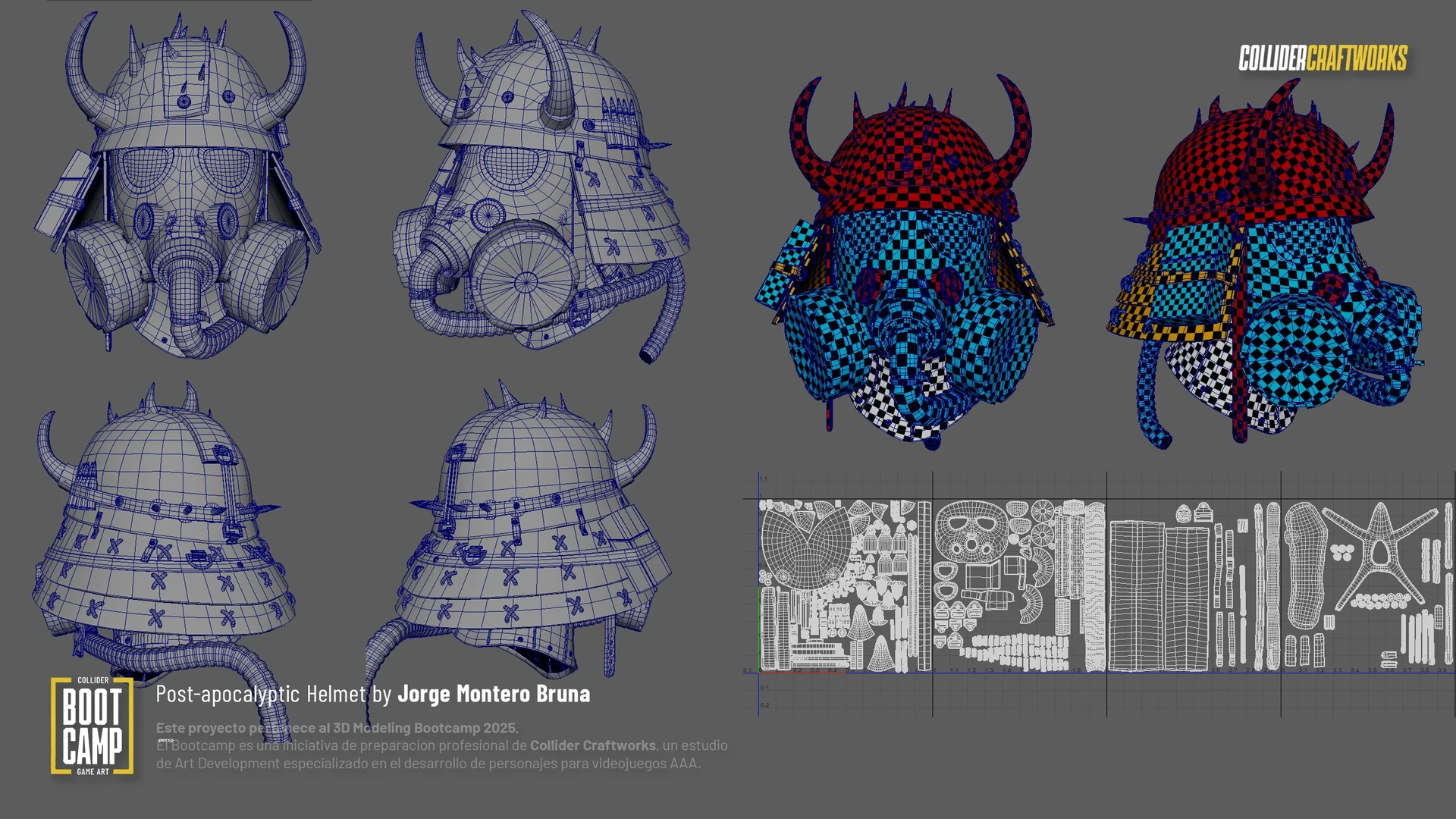 Post-Apocalyptic Helmet - Collider Bootcamp 2025