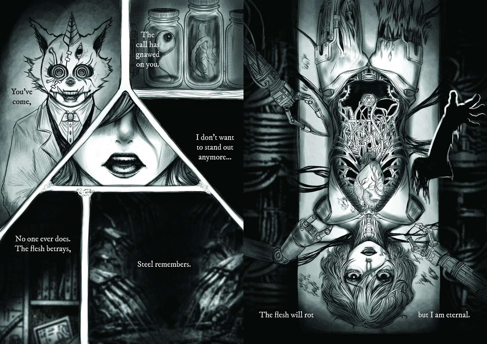 Third and last spread