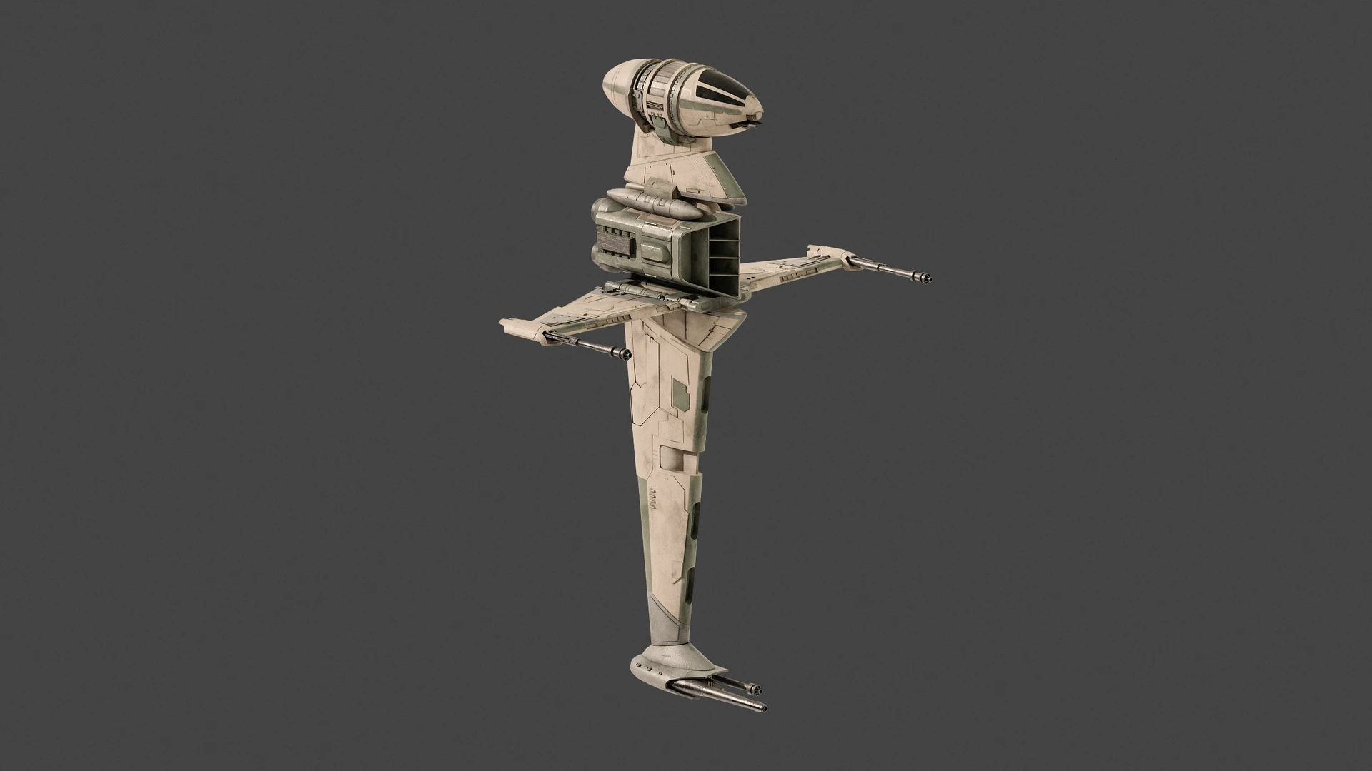 ArtStation - A/SF-01 B-wing Starfighter - Star Wars