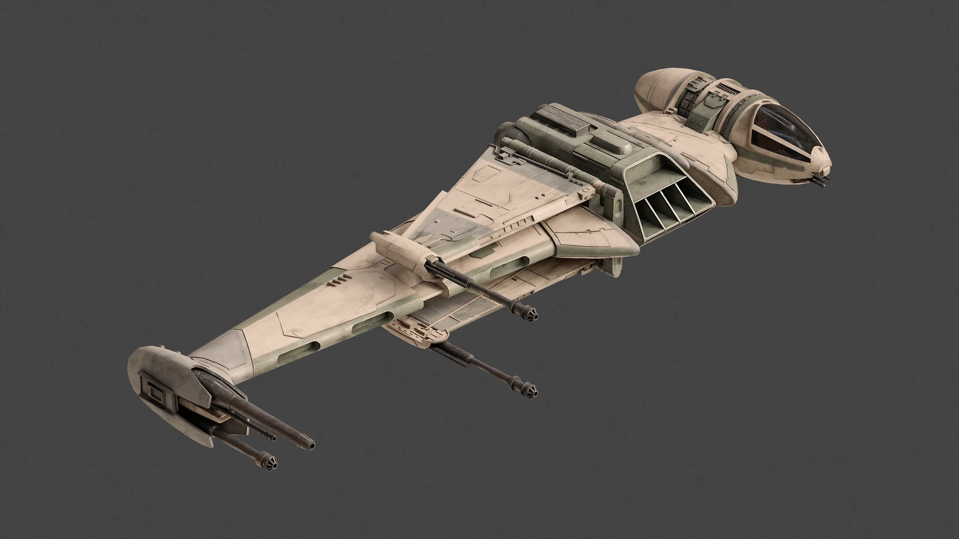 ArtStation - A/SF-01 B-wing Starfighter - Star Wars