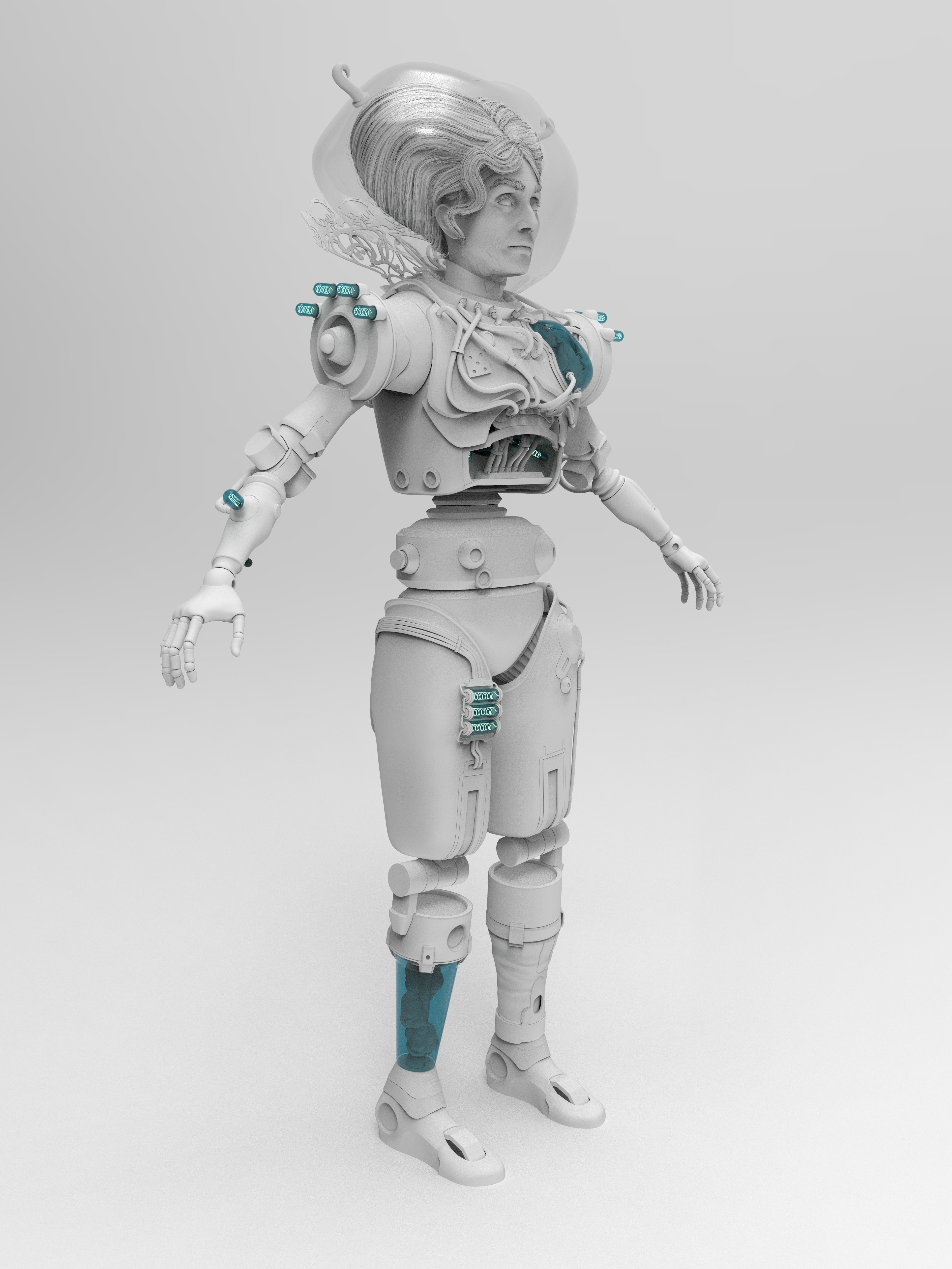 Auntie Cleo High Poly Front Right