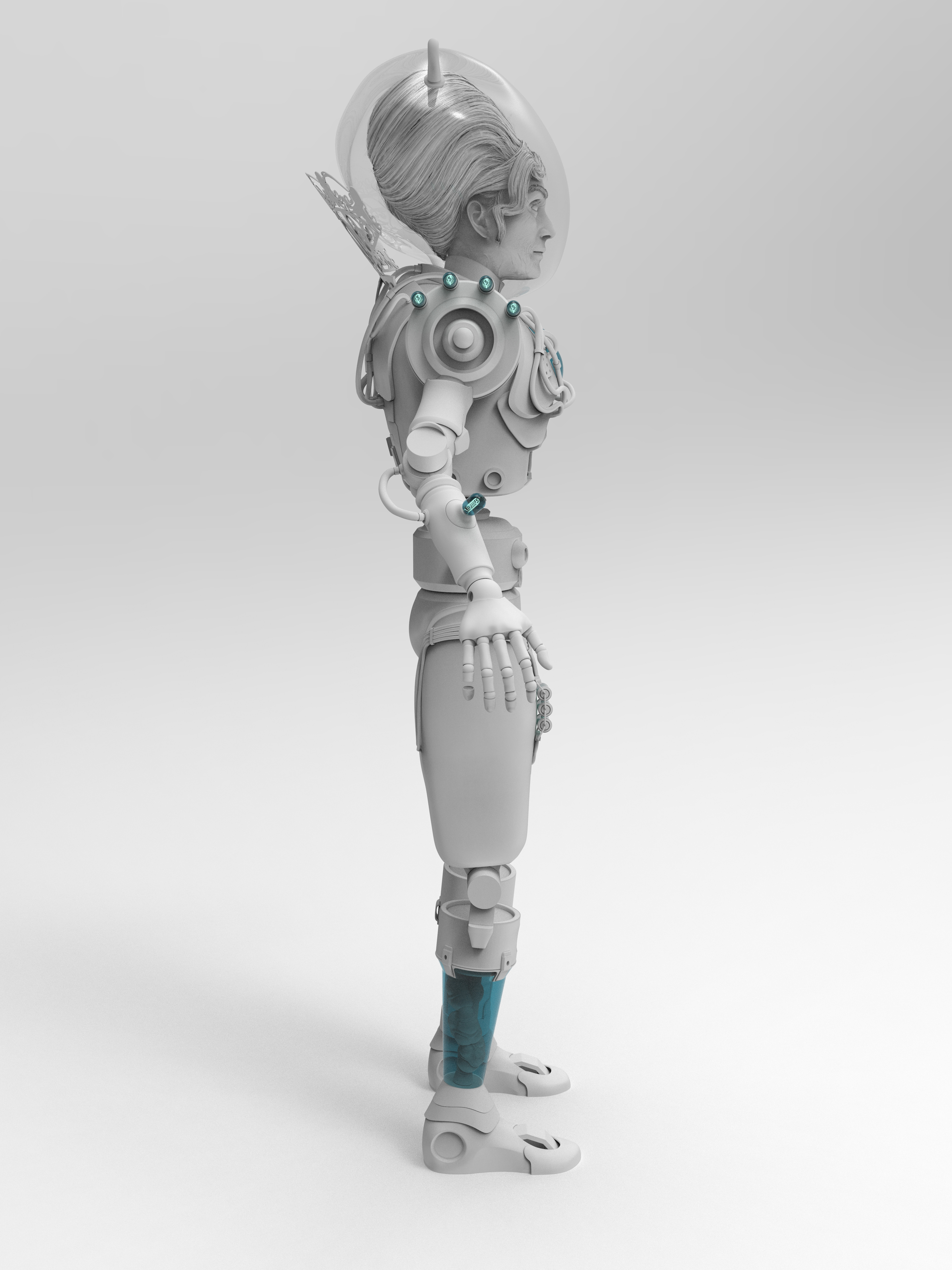 Auntie Cleo High Poly Right