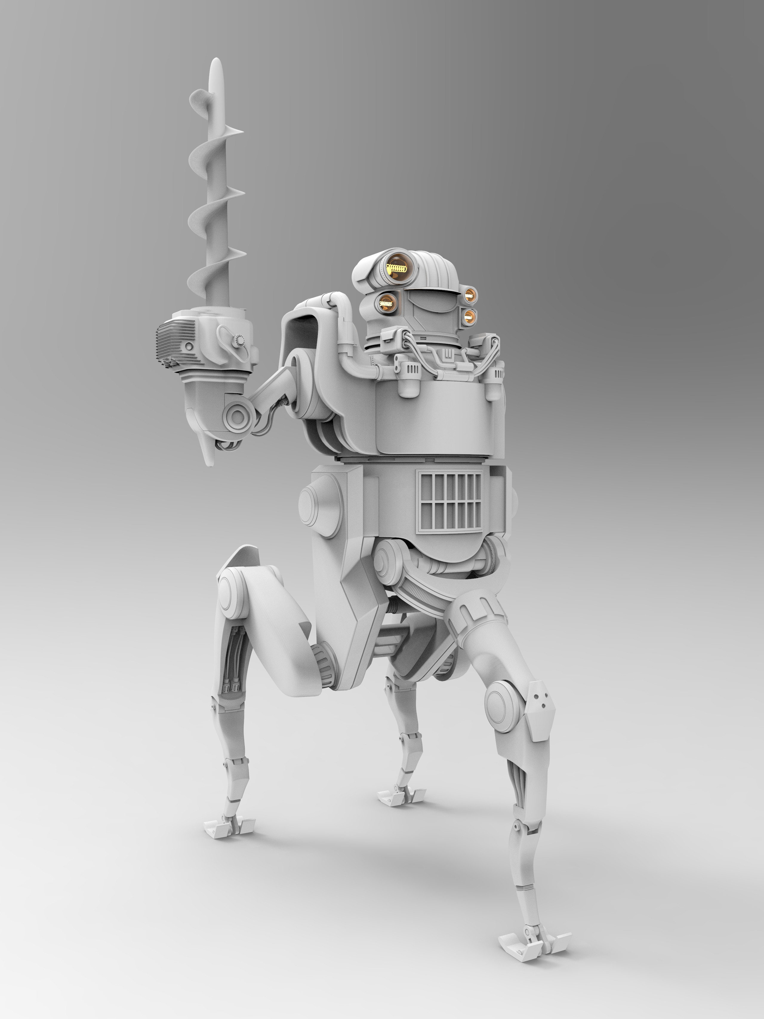 Construction Auto-Mechanical Front Right