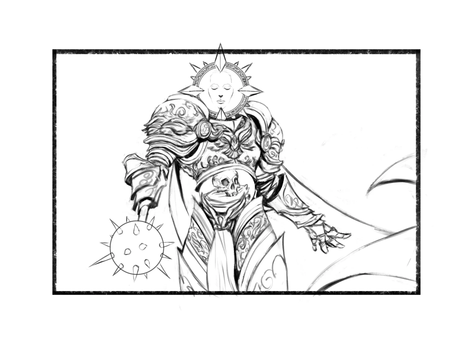 Sketching phase.