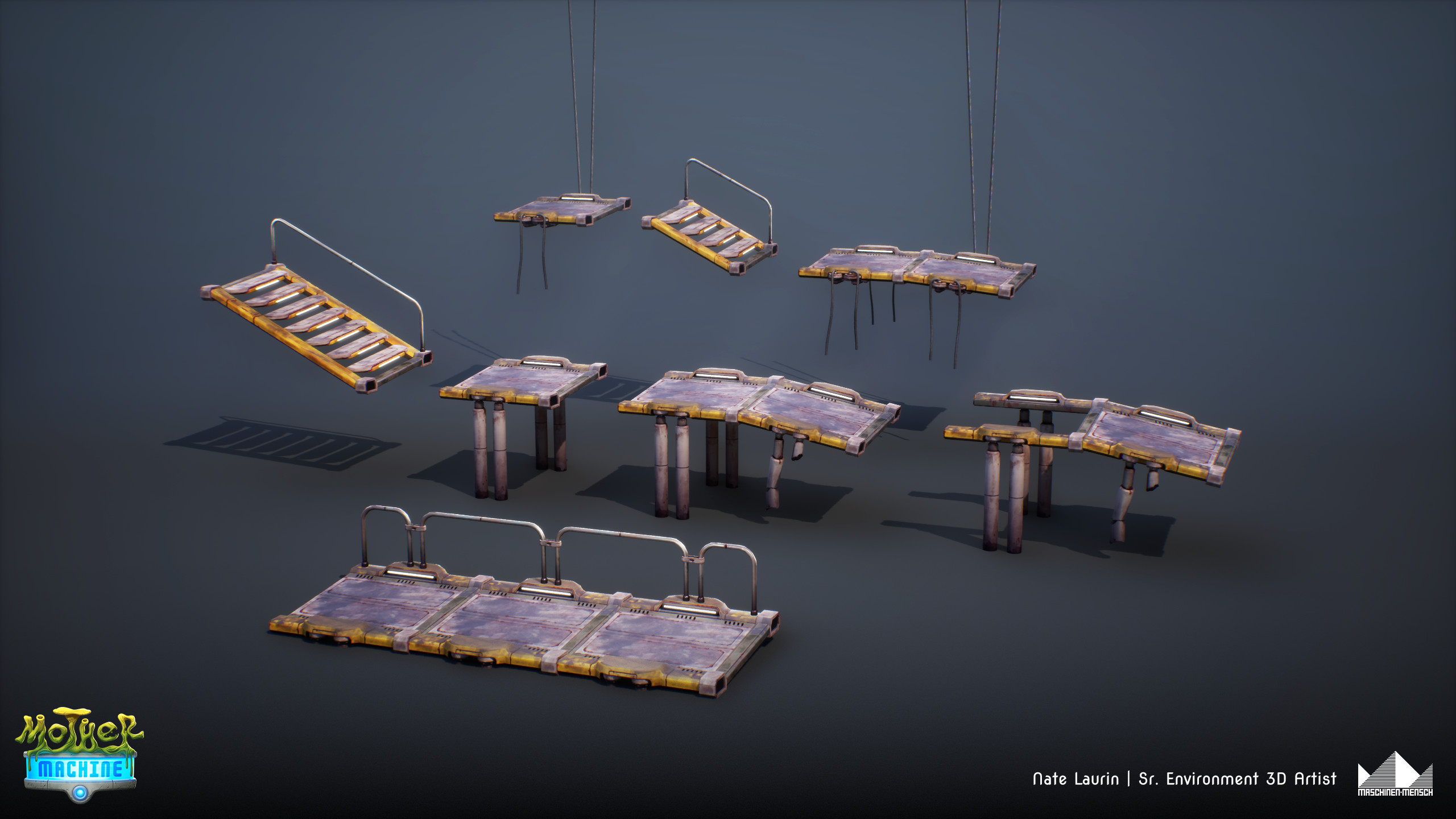 The entire collection of modular platforms.