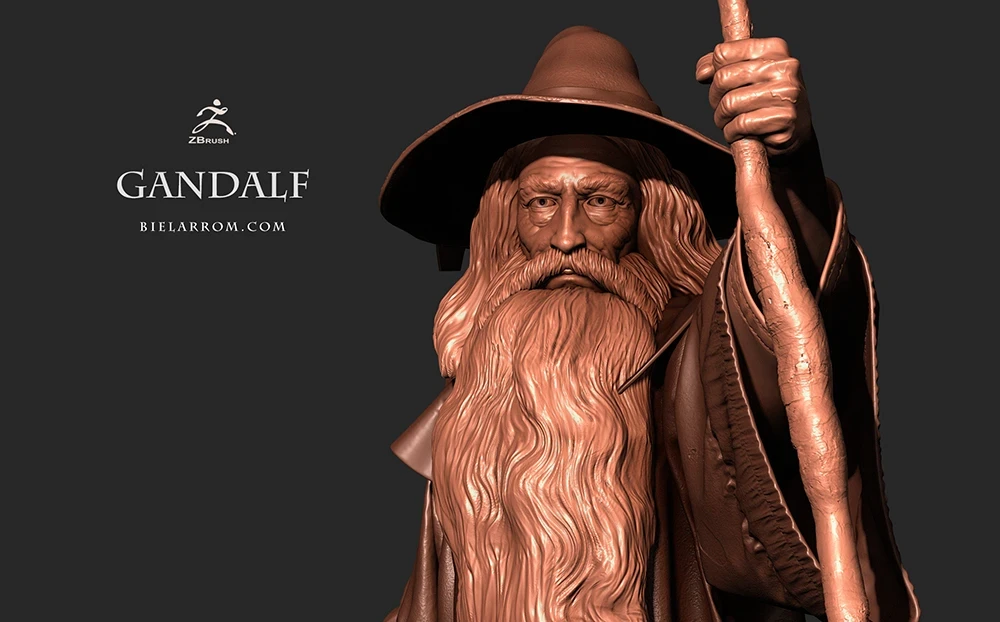 Gandalf - 3D Model (ZBrush)