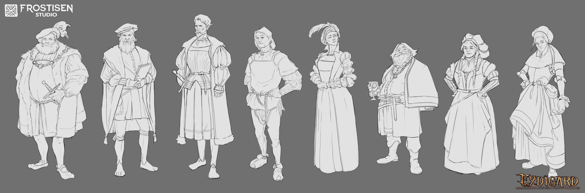 Clan Sjur lineart