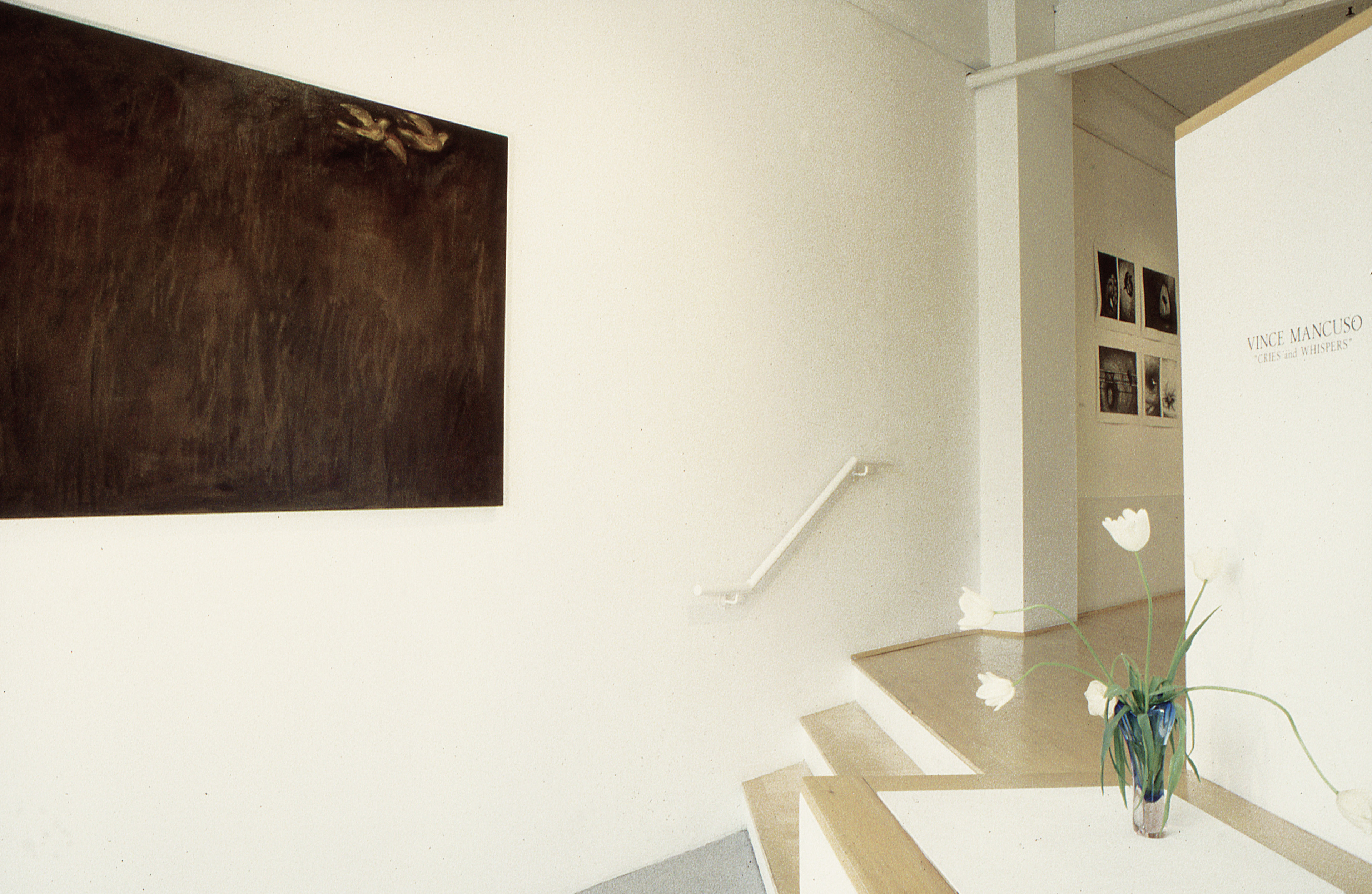 CRIES and WHISPERS, new works by Vince Mancuso, February 15, 1995, Gallery Moos ltd, Toronto. 