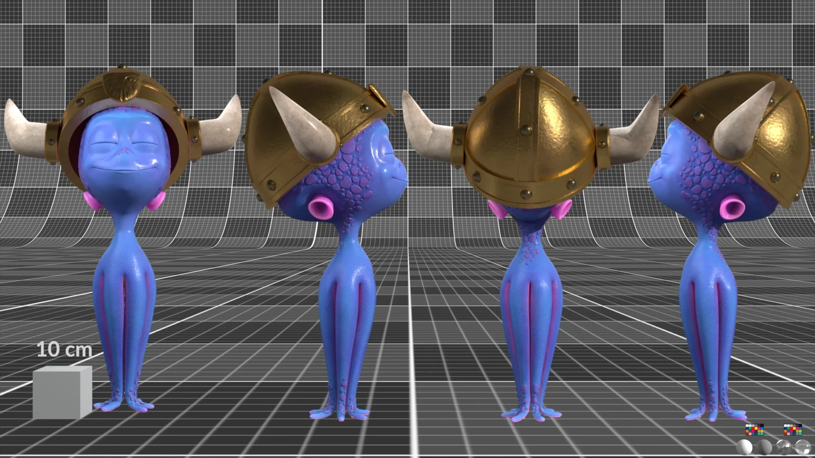 Snorri Pose 360 body helmet blocking