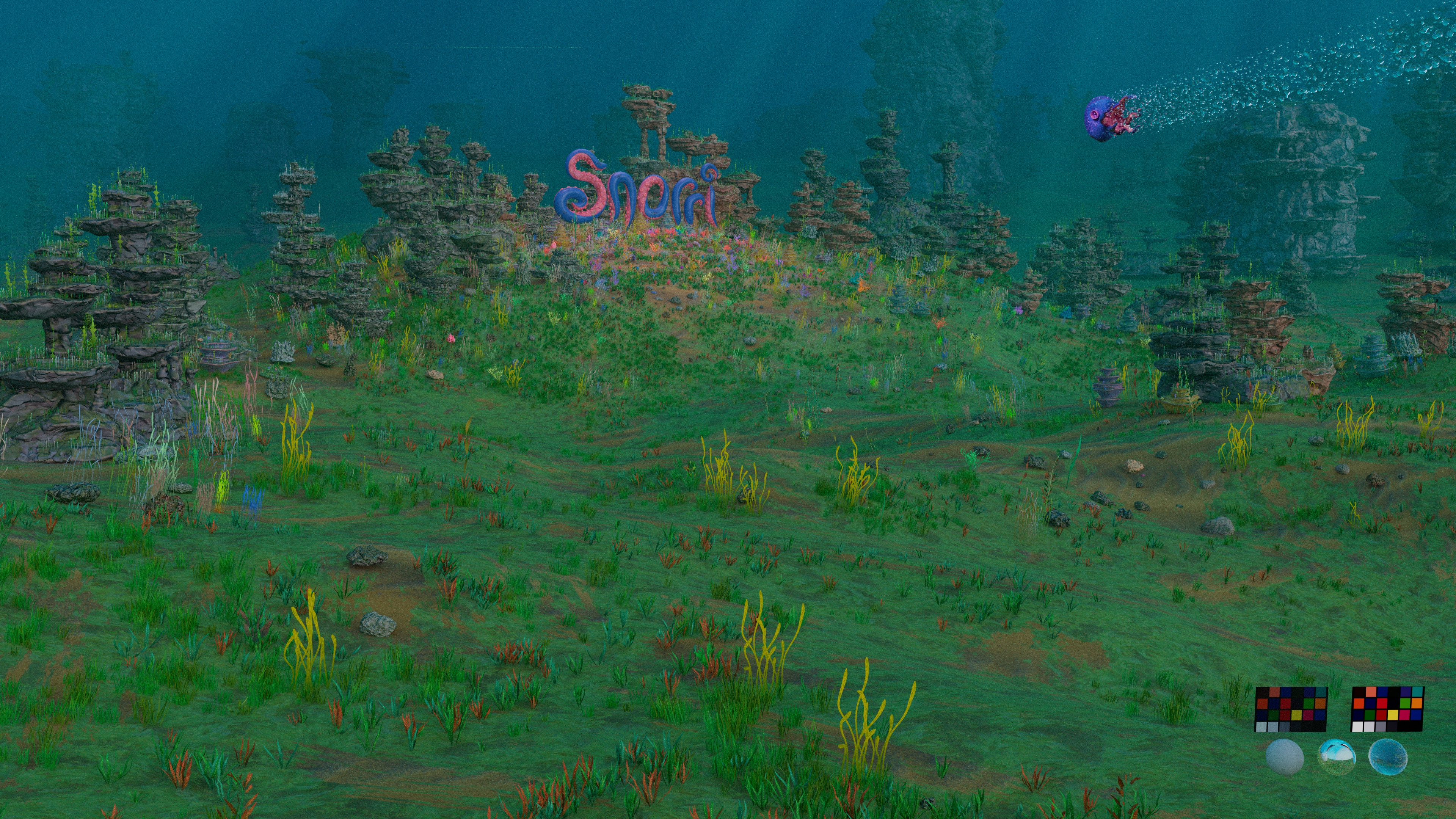 finalising scene setup
