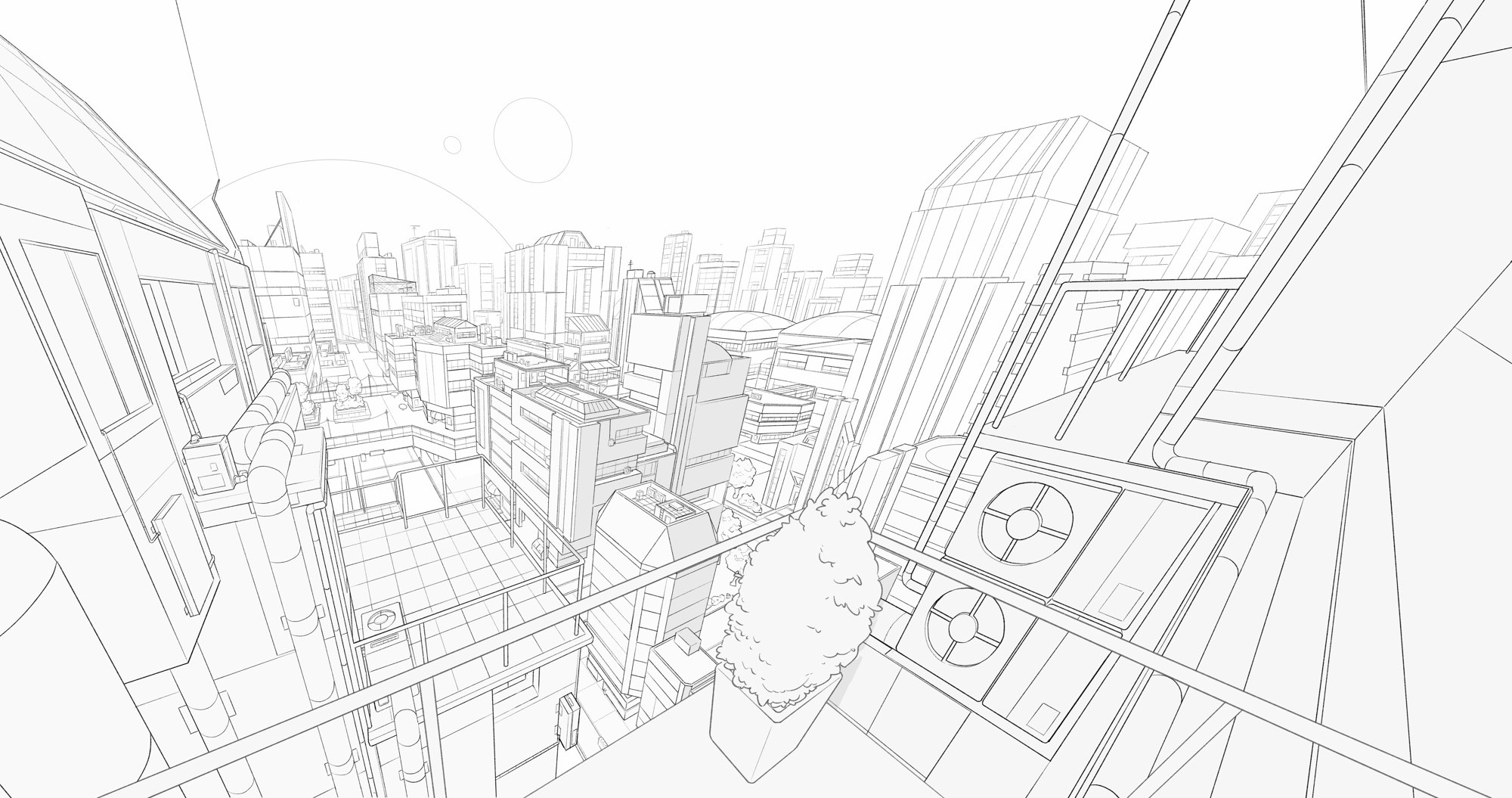 2. Started drawing out an idea