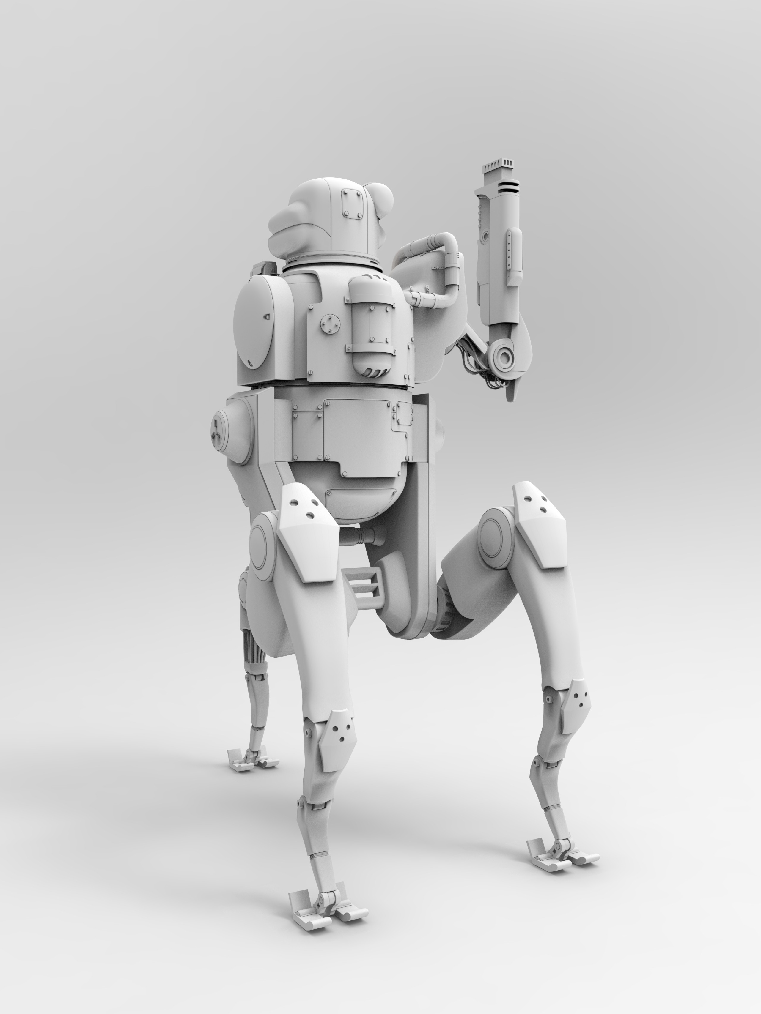 Sentry Auto-Mechanical High Poly Rear Left