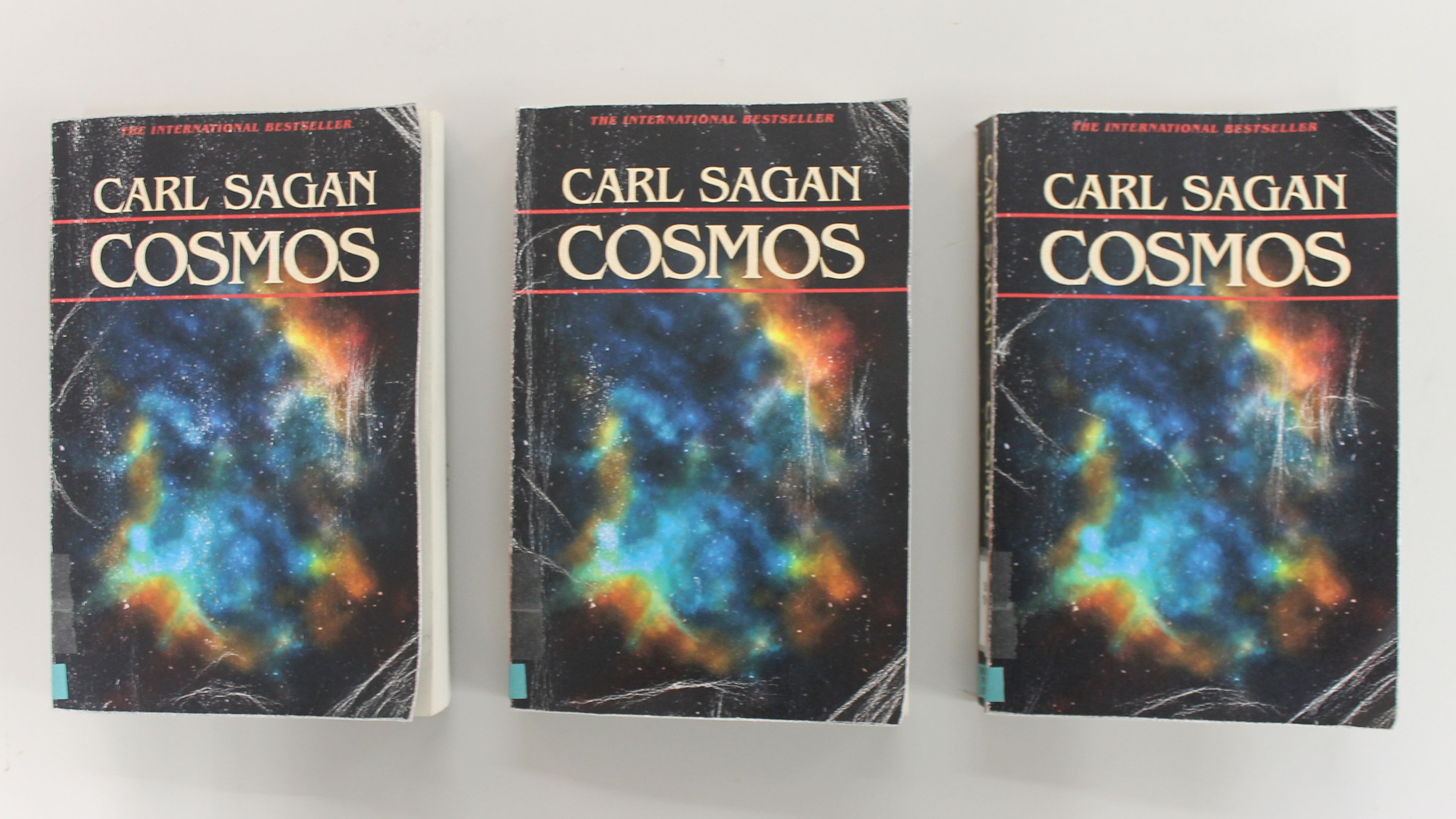 For safety, multiple copies of a prop have to be created. Every little detail needs to match, even down to the creases on the corners and library stickers on the spine.