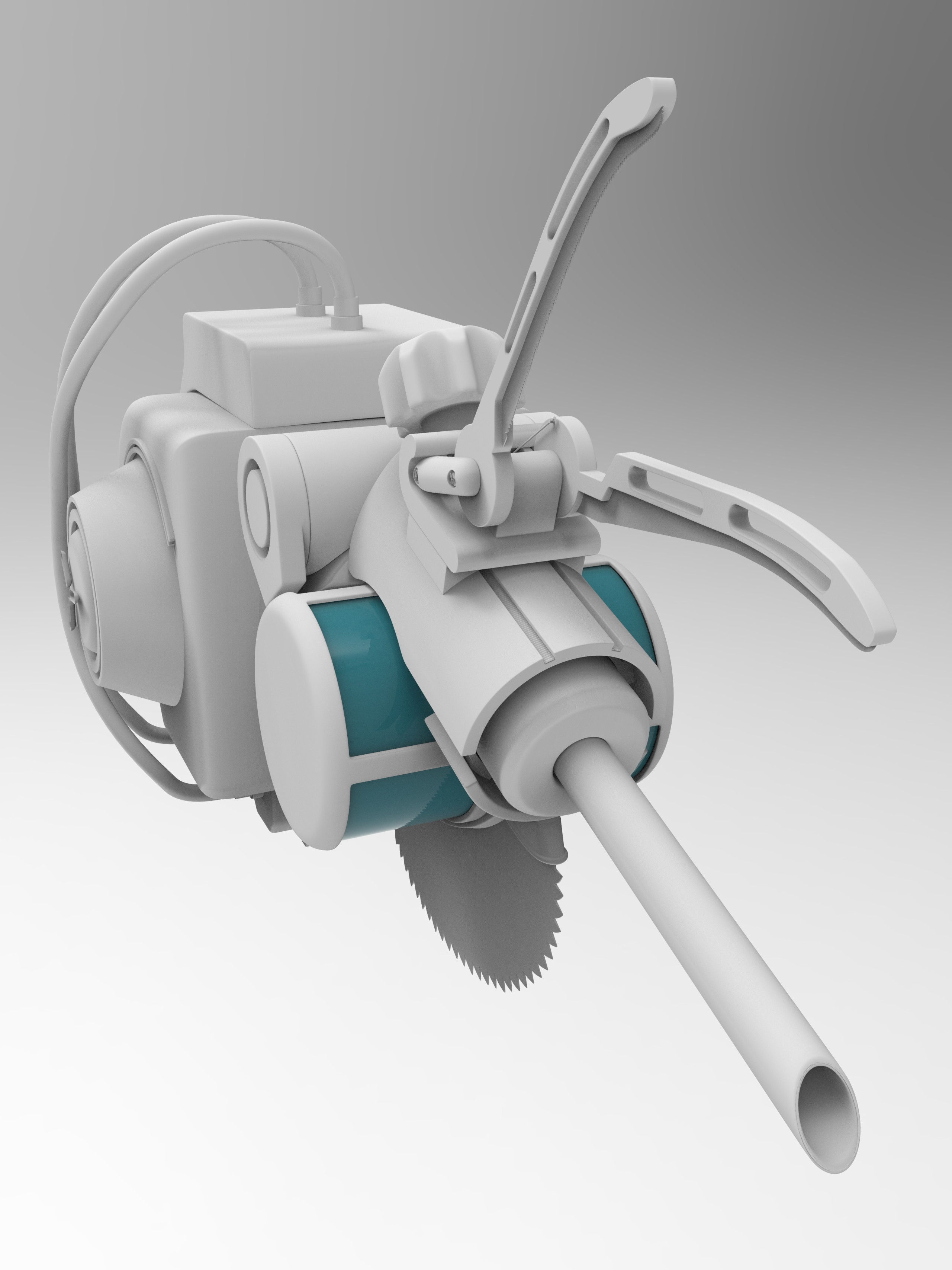 Medical Auto-Mechanical High Poly Arm Variant Front Right
