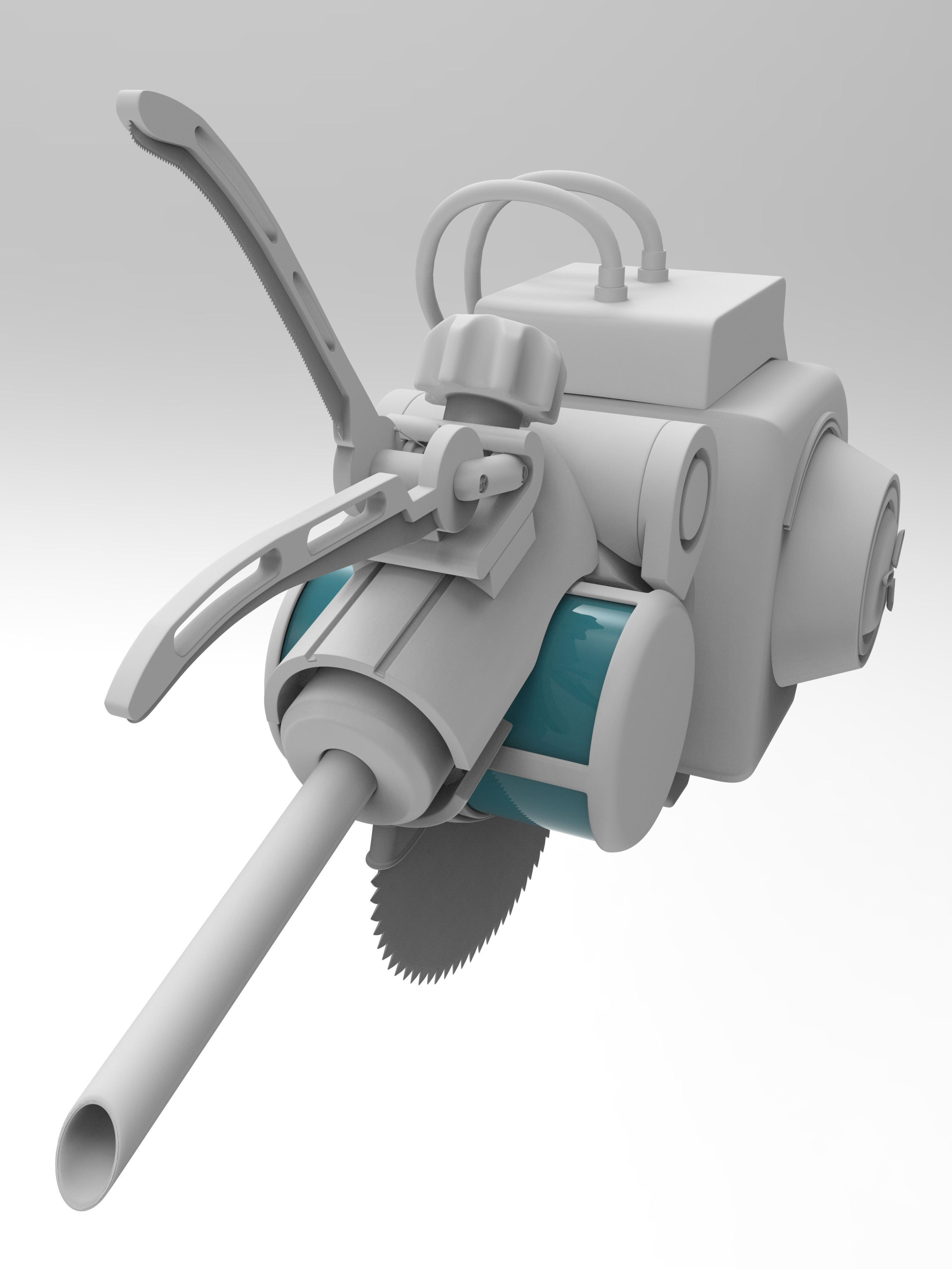 Medical Auto-Mechanical High Poly Arm Variant Front Left
