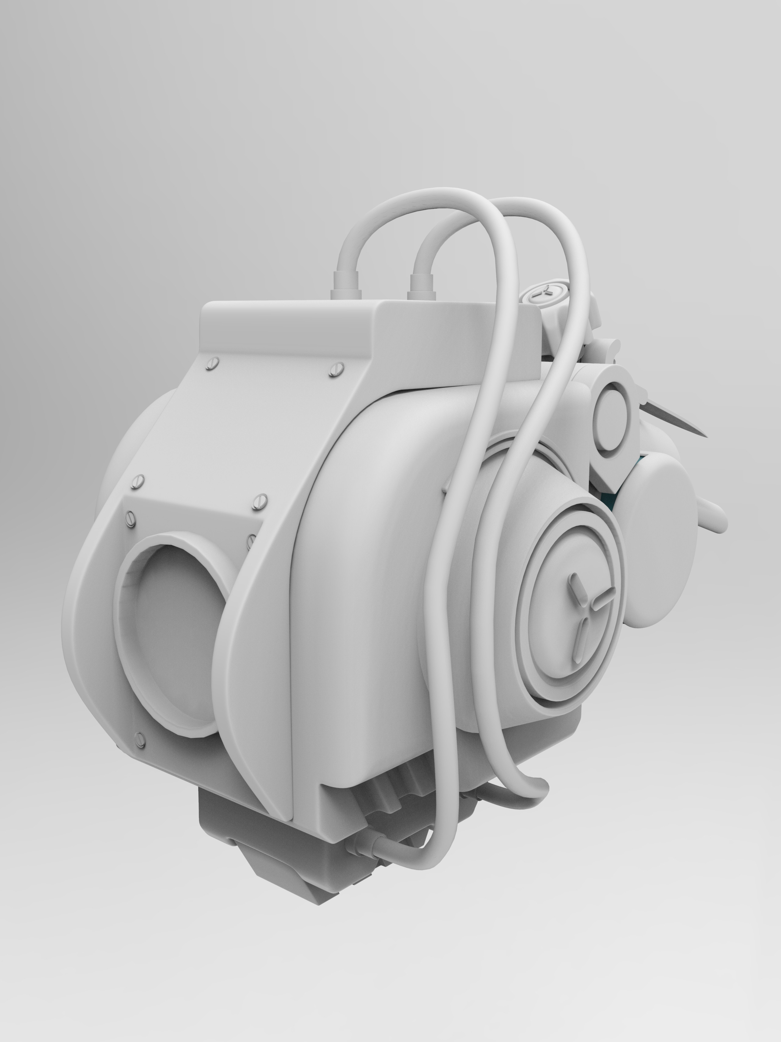 Agricultural Auto-Mechanical High Poly Arm Variant Rear Right