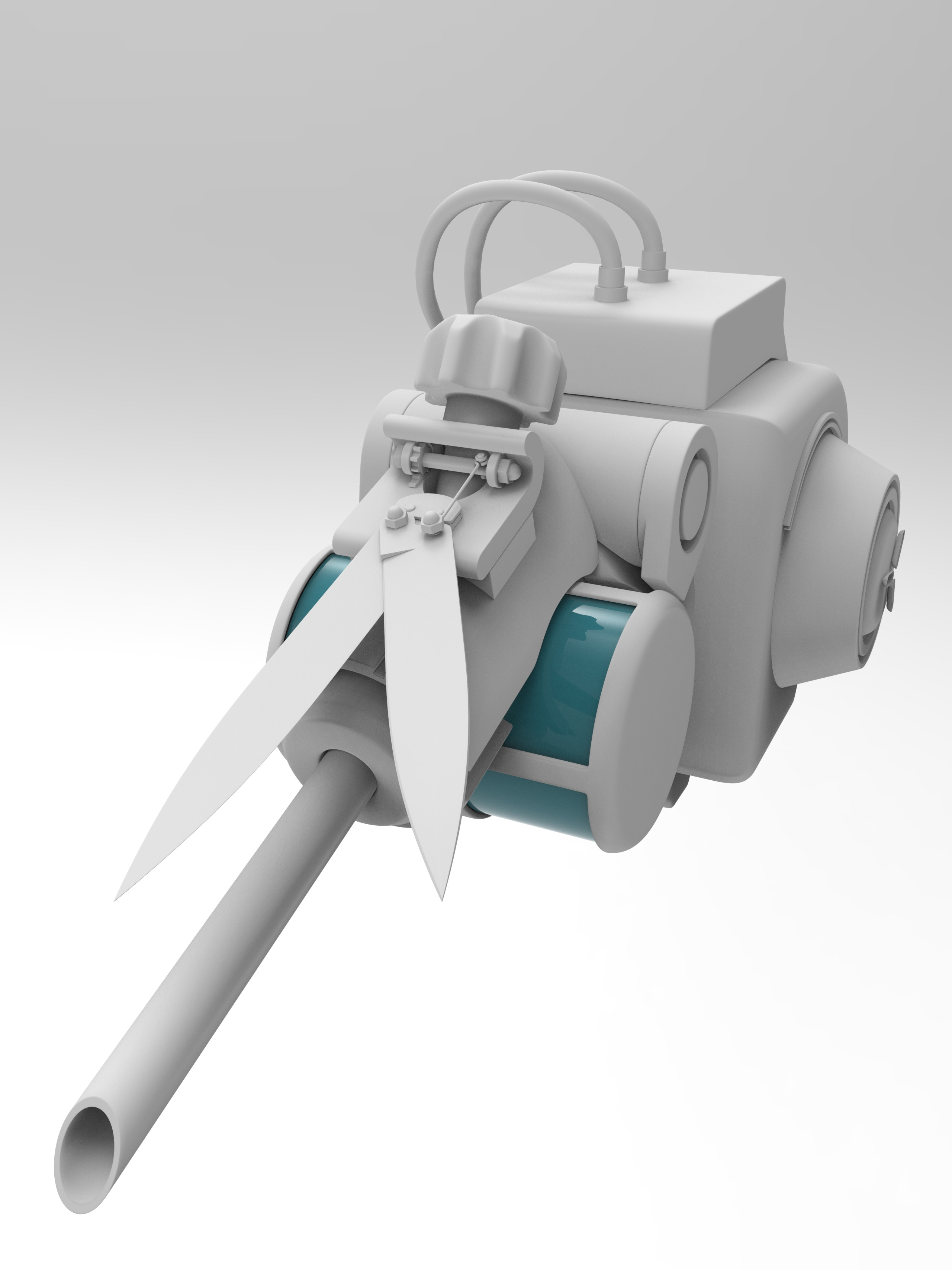 Agricultural Auto-Mechanical High Poly Arm Variant Rear Right