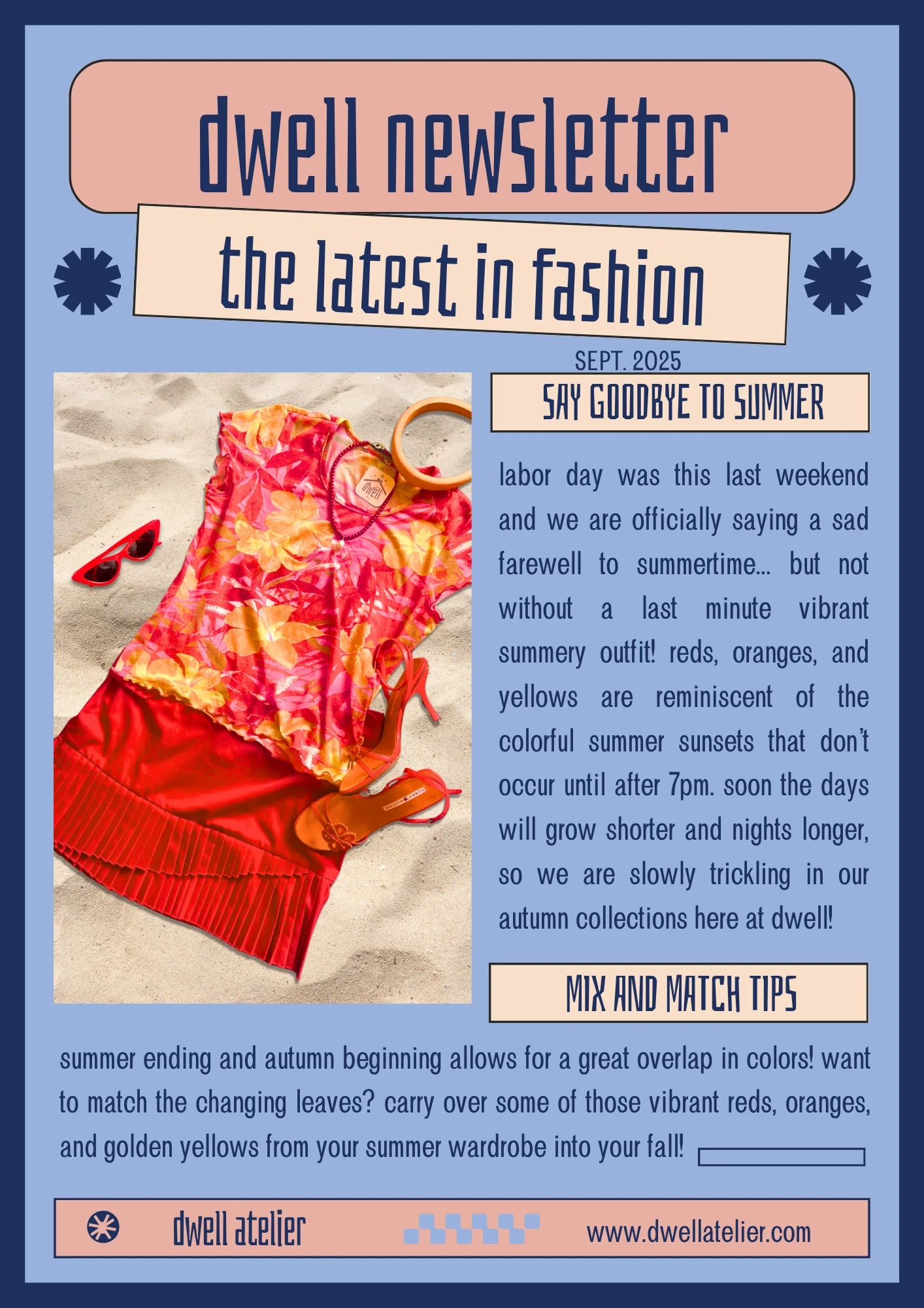 September Newsletter - Dwell