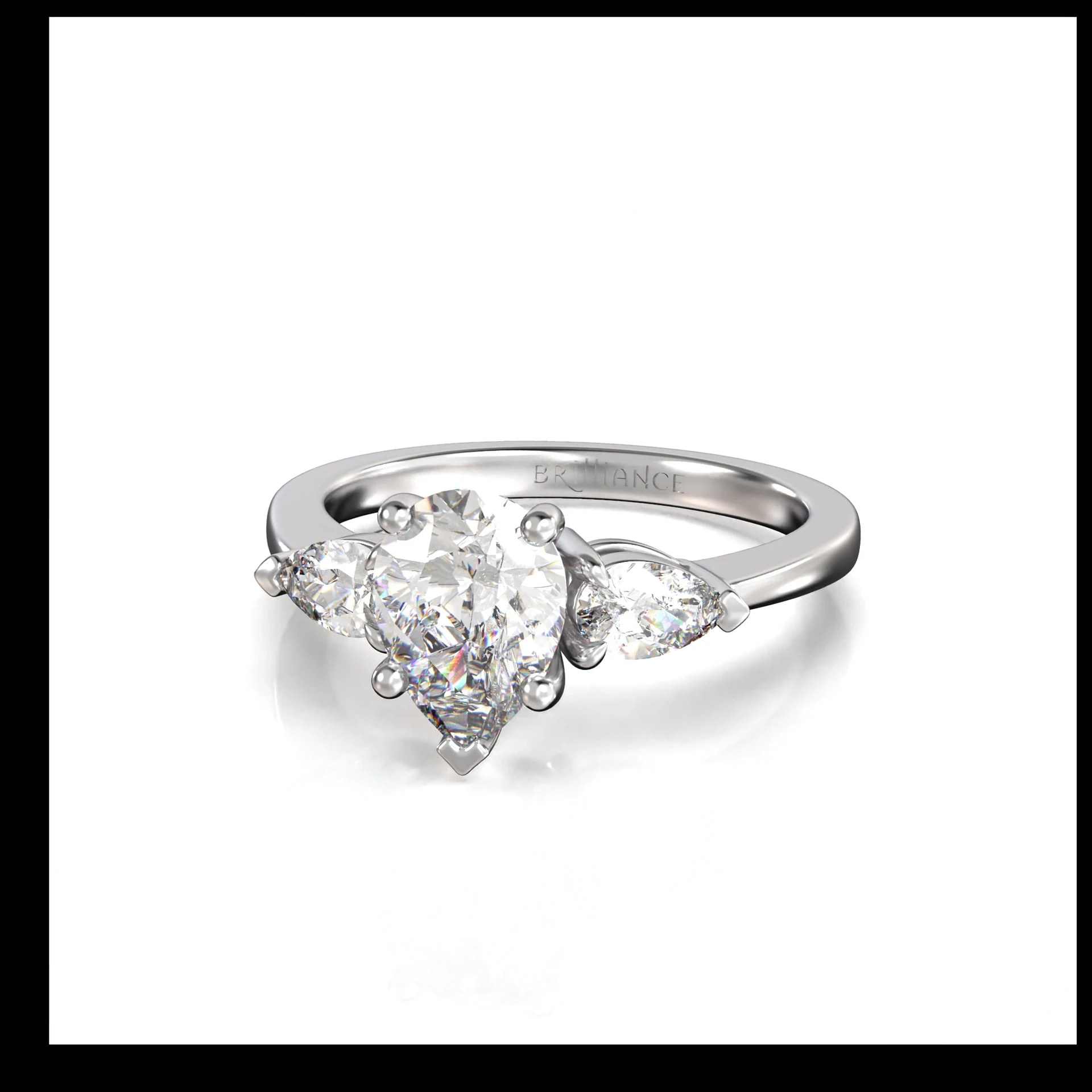 ArtStation - Elegant Diamond Engagement Ring – KeyShot Jewelry Render