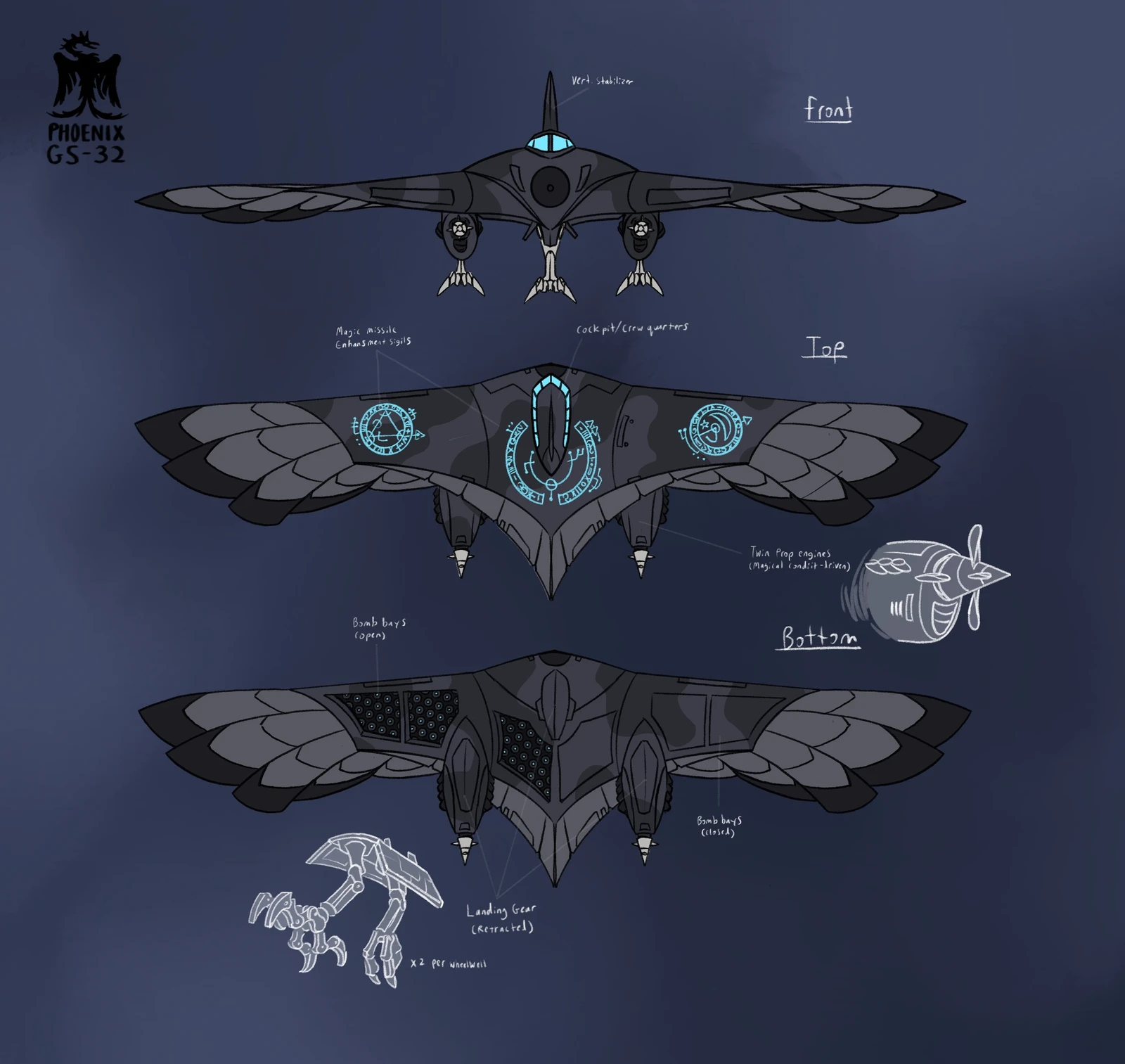 Pheonix magic bomber
