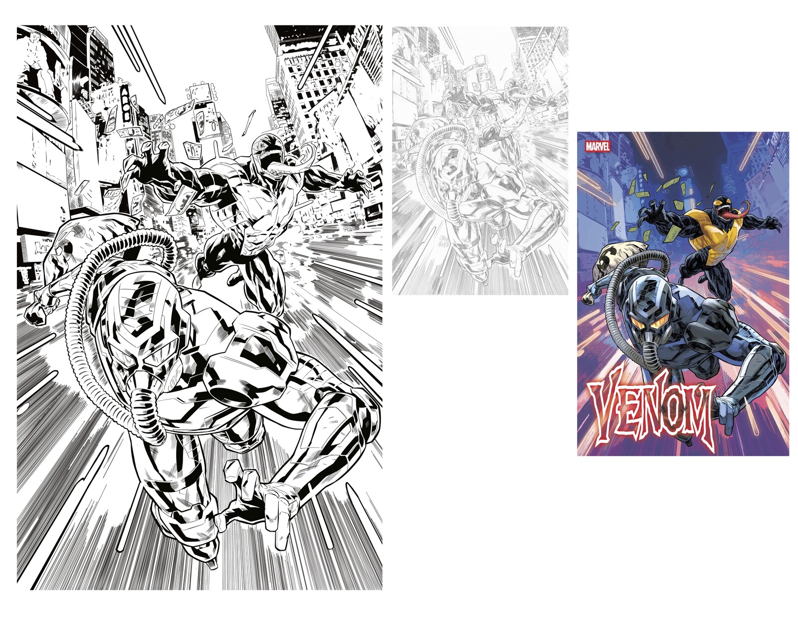 All new Venom cover inks