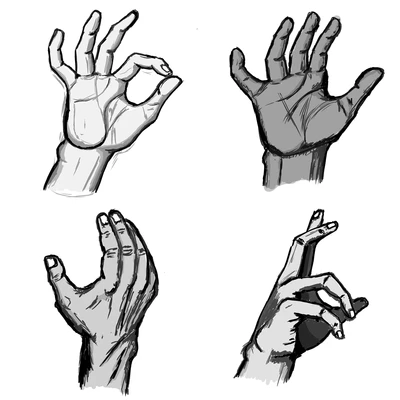 Hands sketches