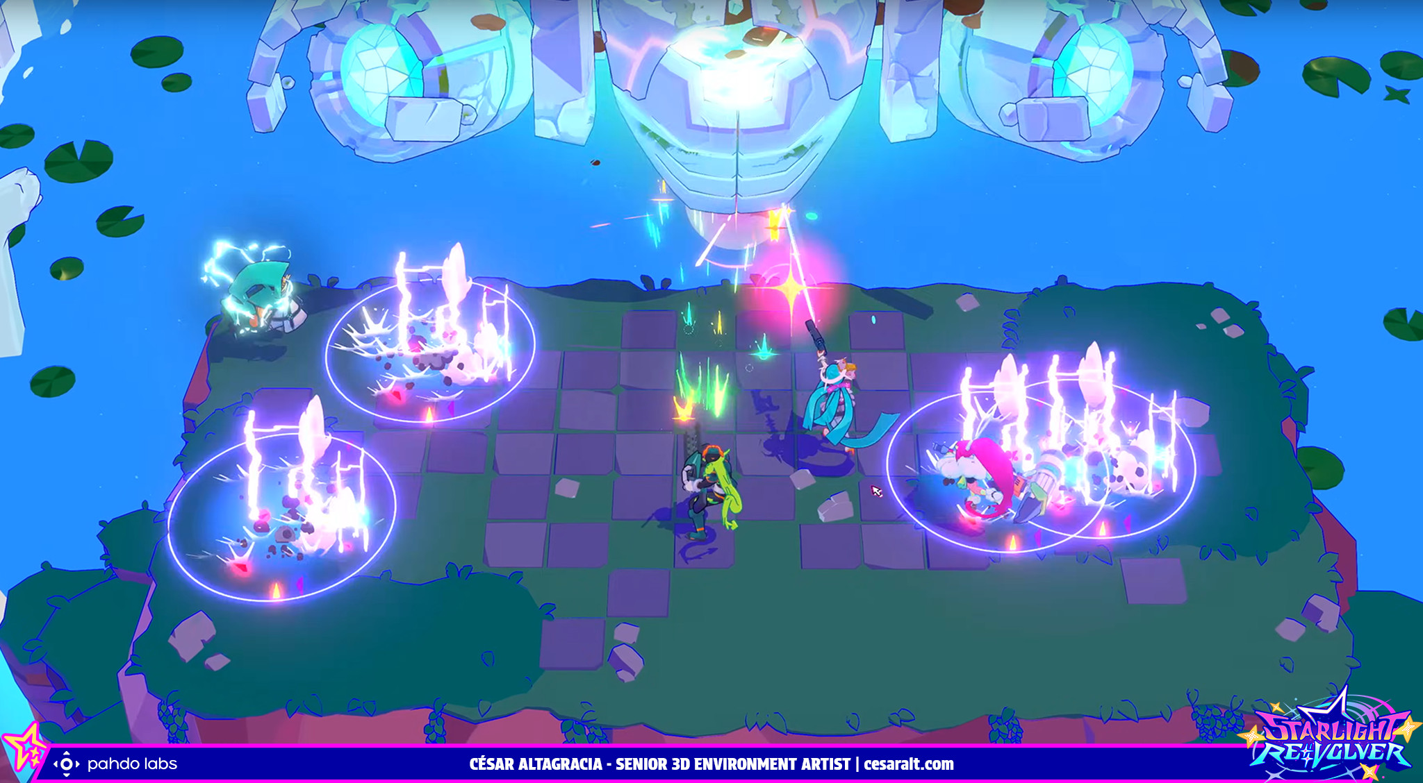 Sacred Sky final boss: The Golem.