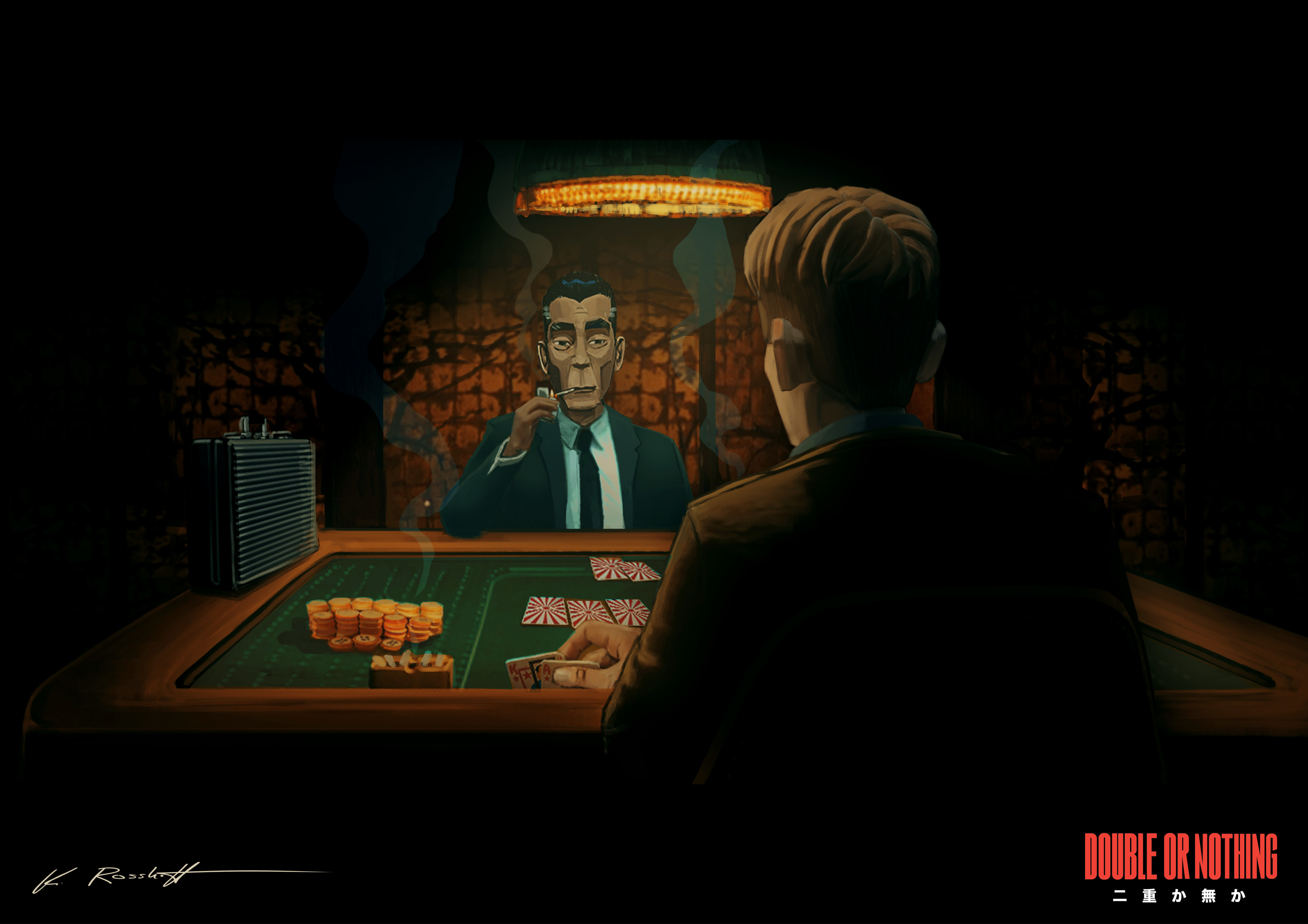 Early Concept Art of the casino.